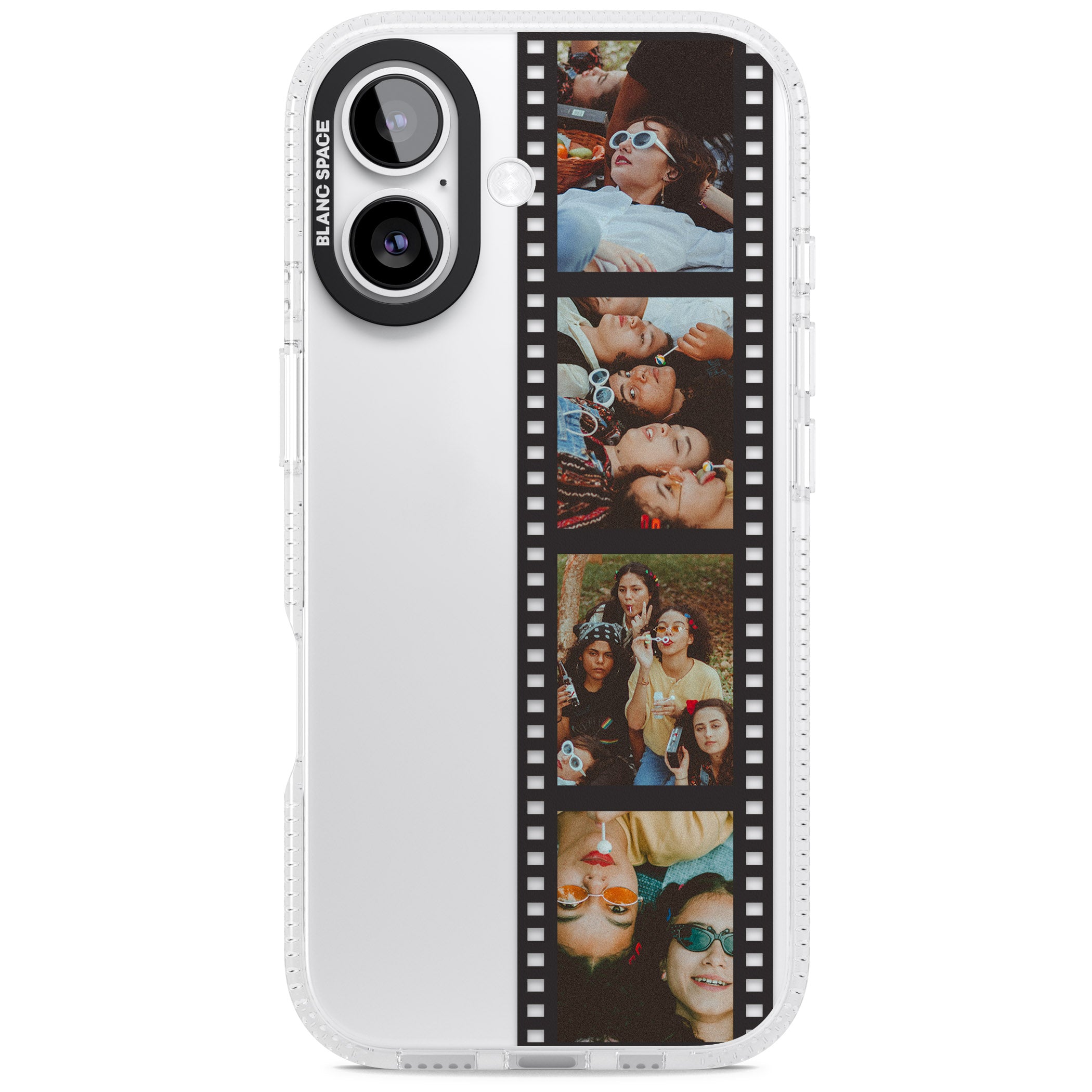 Personalised Photo Film Strip iPhone 17 Impact Air Clear Phone Case