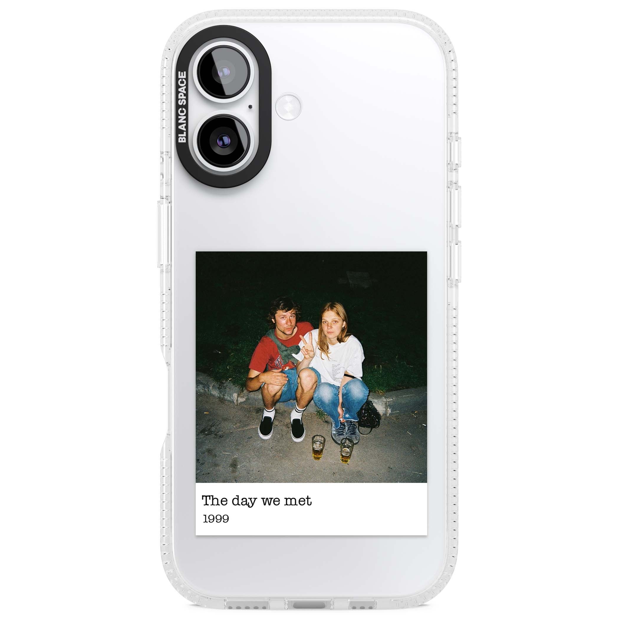 Photo Memory minimal iPhone case | Clear Case Impact Air case for iPhone 17