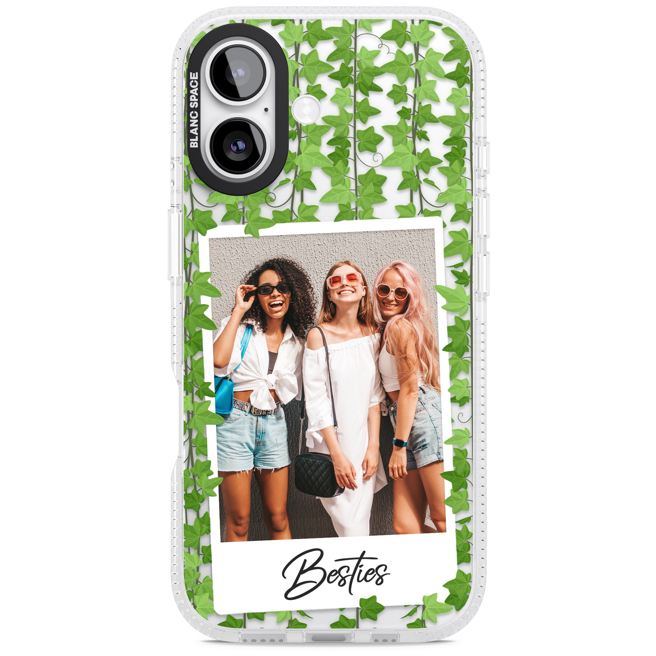 Personalised Ivy Vine Instant Photo iPhone 17 Impact Air Clear Phone Case
