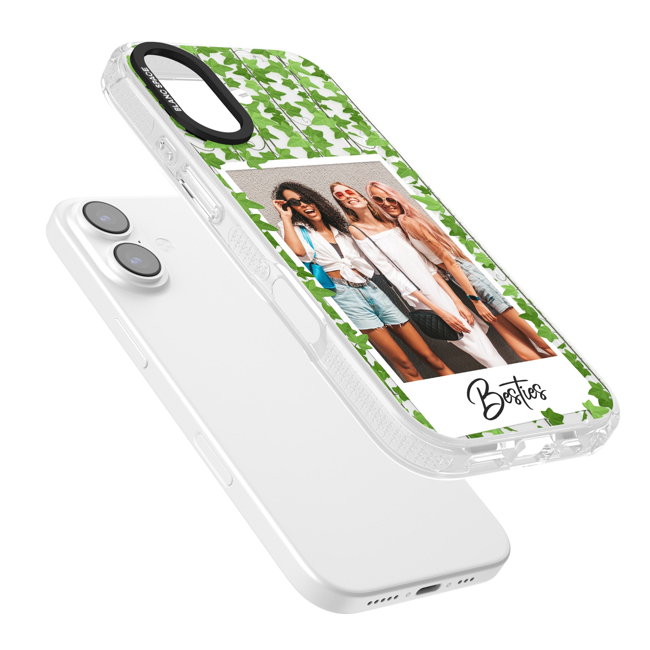 Personalised Ivy Vine Instant Photo iPhone 17 Impact Air Clear Phone Case Colours