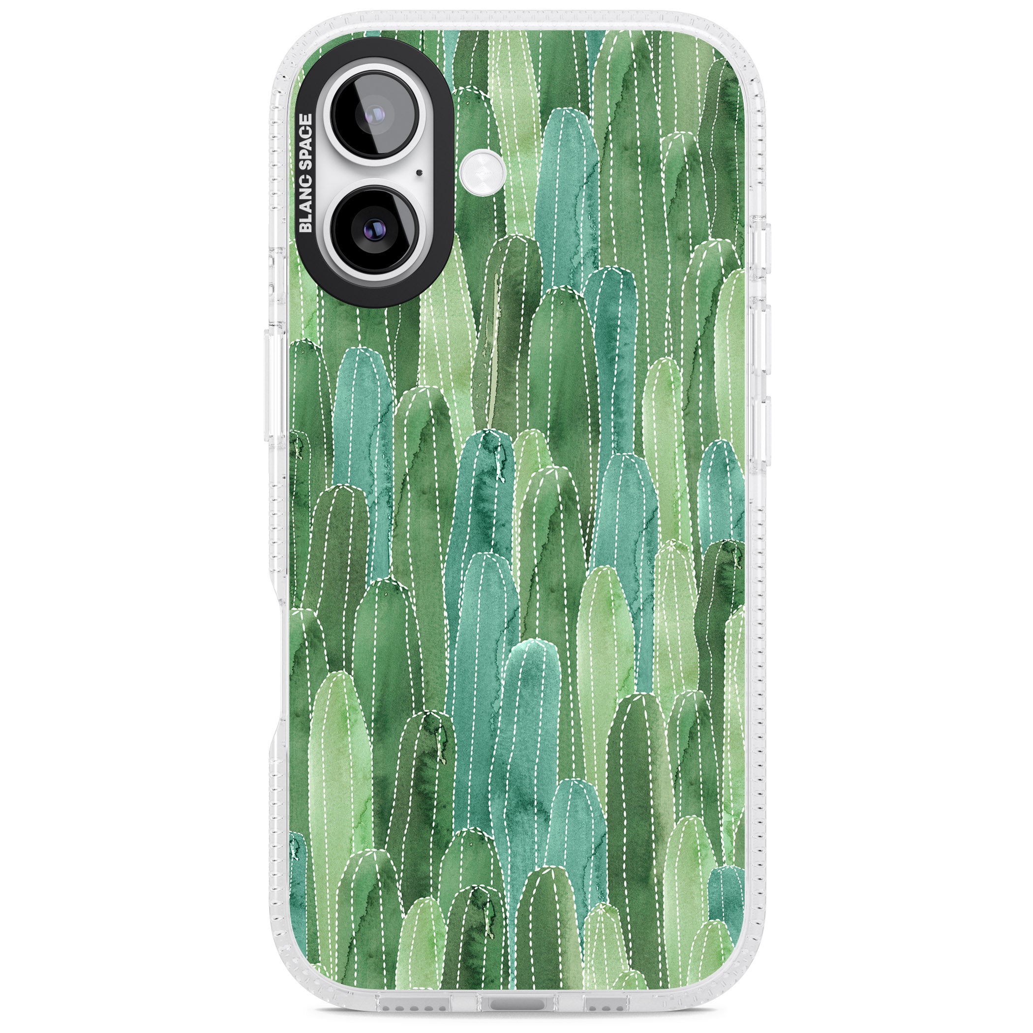 Skinny Cacti iPhone 17 Impact Air Clear Phone Case