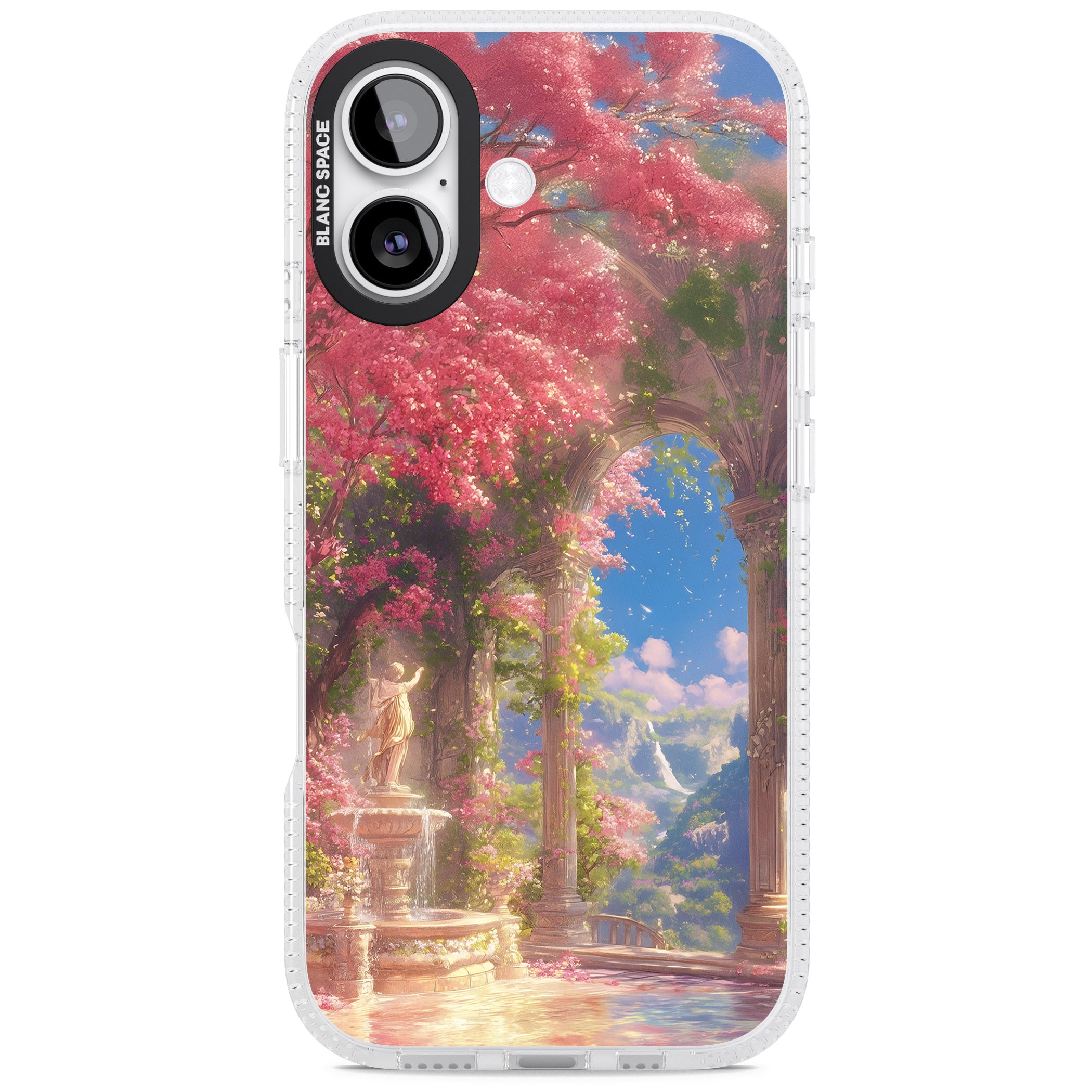 Castle Blossom iPhone 17 Impact Air Clear Phone Case
