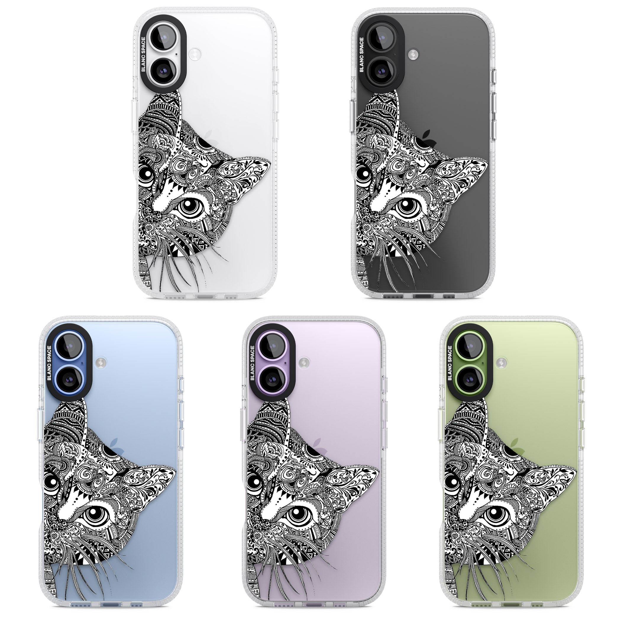 Henna Cat iPhone 17 Impact Air Clear Phone Case APT Impact Protection