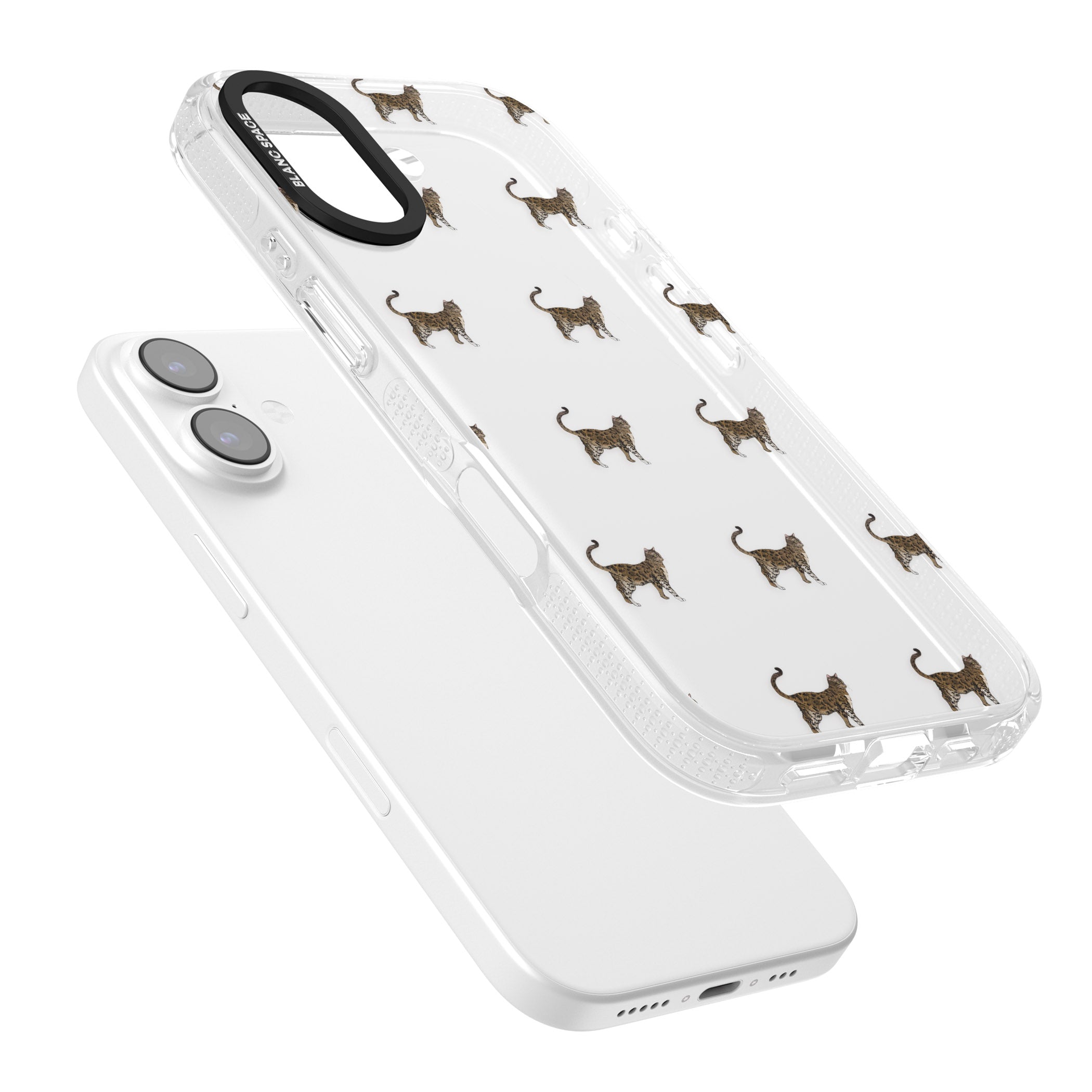 Bengal Cat Pattern iPhone 17 Impact Air Clear Phone Case Colours