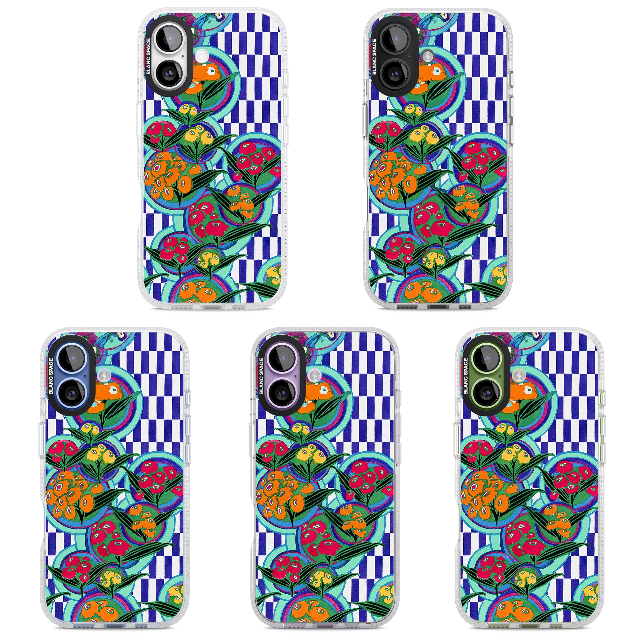 Vintage Fruit Plates iPhone 17 Impact Air Clear Phone Case APT Impact Protection