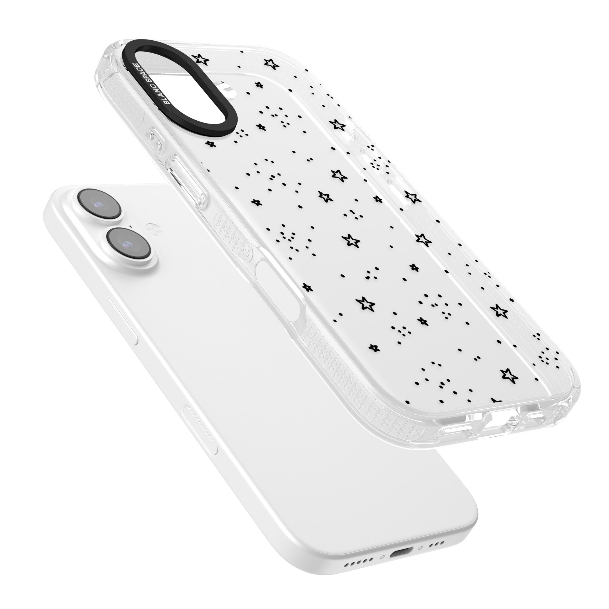 Starry Night Sky iPhone 17 Impact Air Clear Phone Case Colours