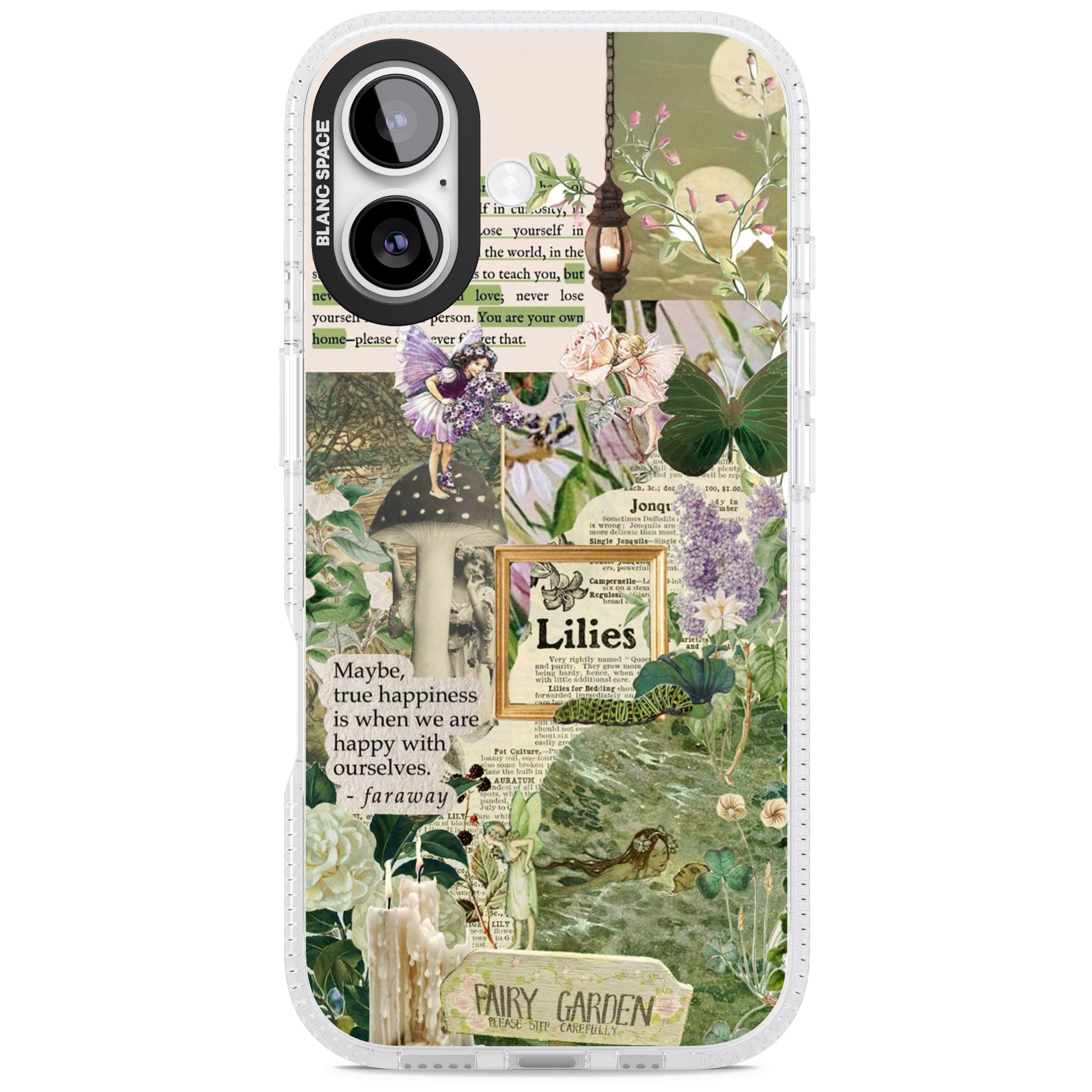 Fairy Garden iPhone 17 Impact Air Clear Phone Case