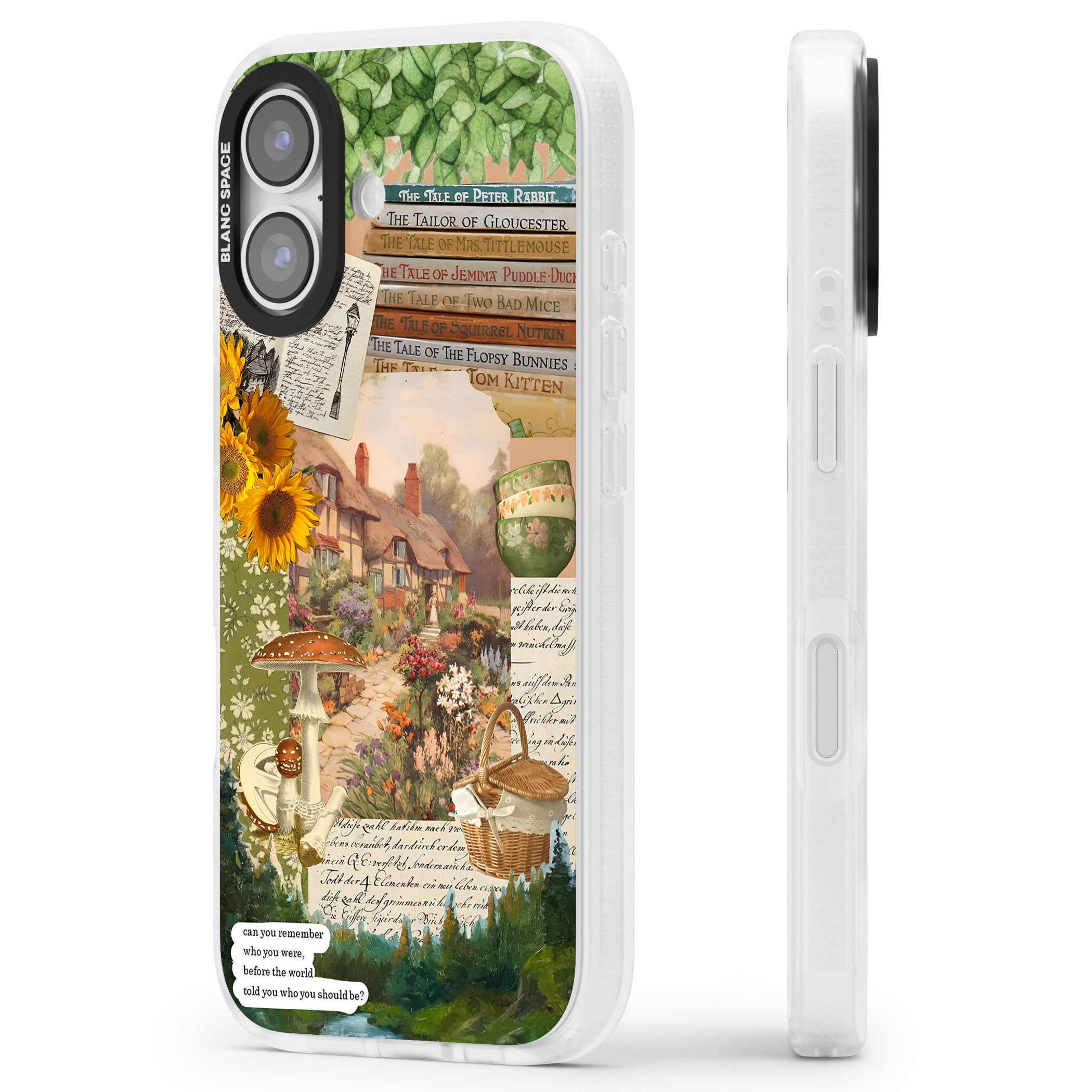 Bookworm iPhone 17 Impact Air Clear Phone Case Side Profile