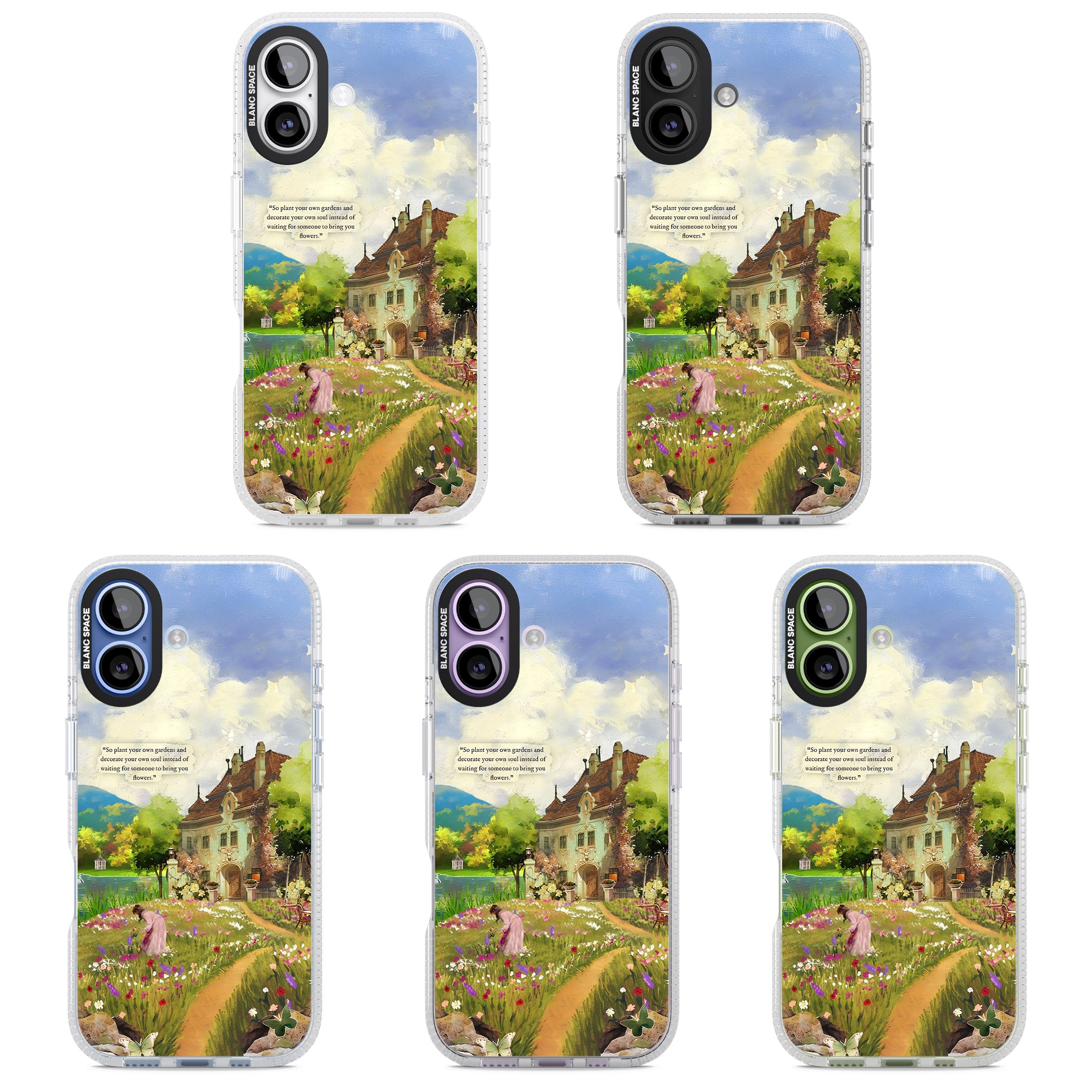 Spring Cottage iPhone 17 Impact Air Clear Phone Case APT Impact Protection