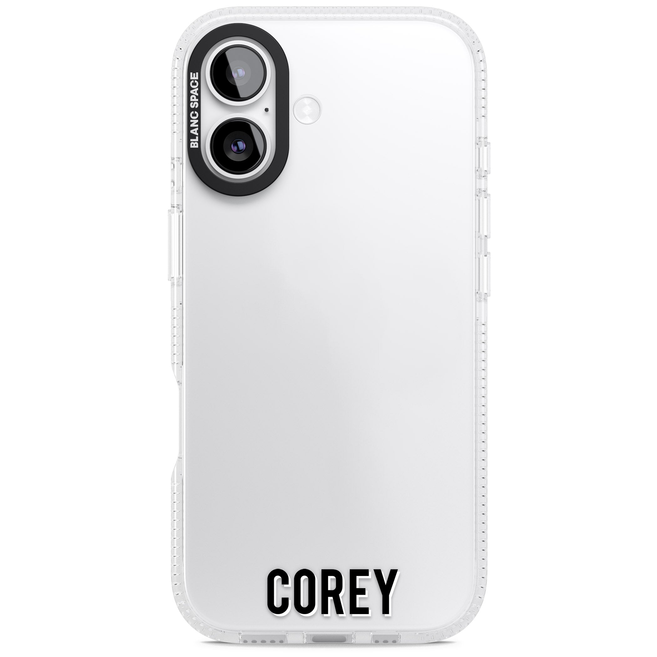 Personalised Bottom Name iPhone 17 Impact Air Clear Phone Case