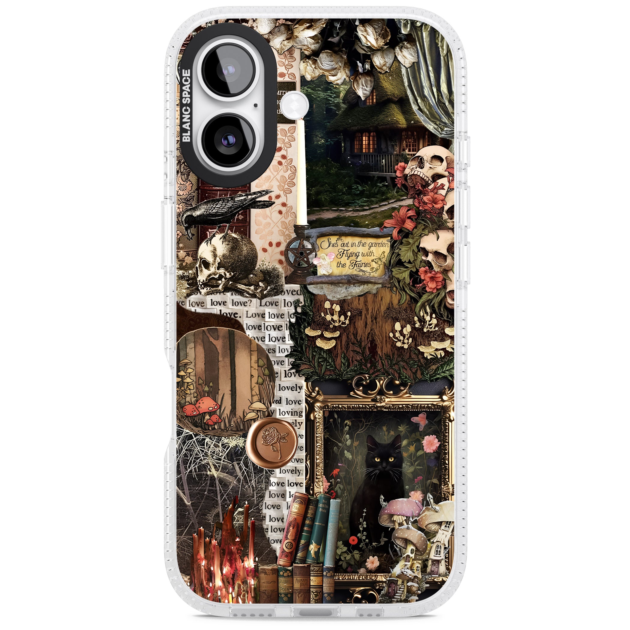 Academia Collage iPhone 17 Impact Air Clear Phone Case