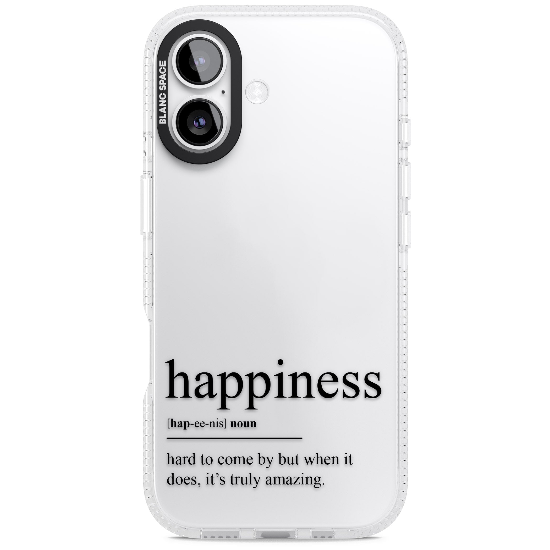 Happiness iPhone 17 Impact Air Clear Phone Case