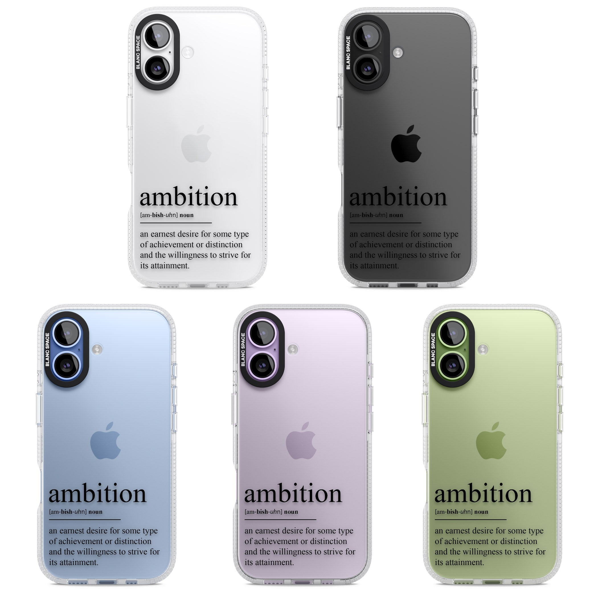 Ambition iPhone 17 Impact Air Clear Phone Case APT Impact Protection
