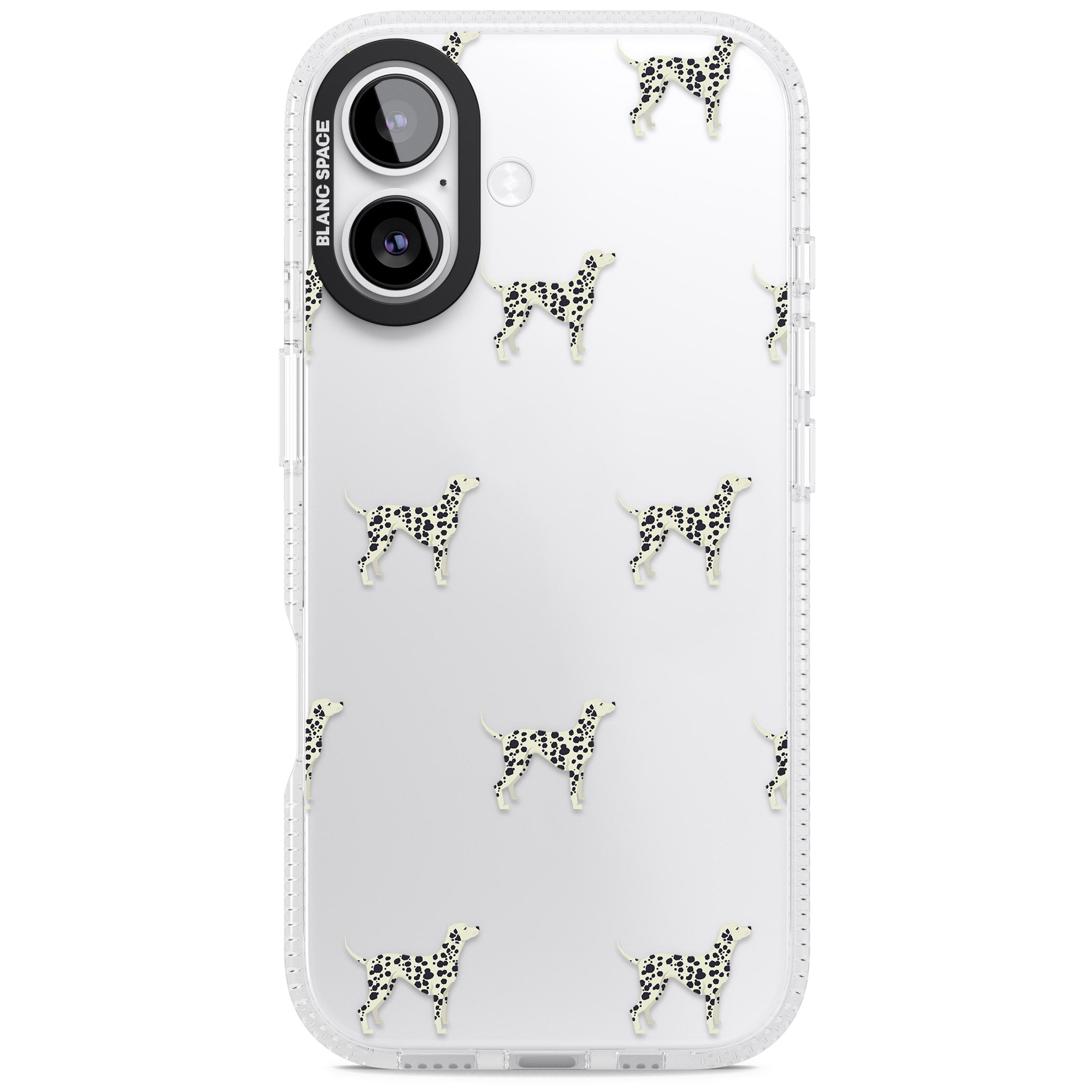 Dalmatian Dog Pattern iPhone 17 Impact Air Clear Phone Case