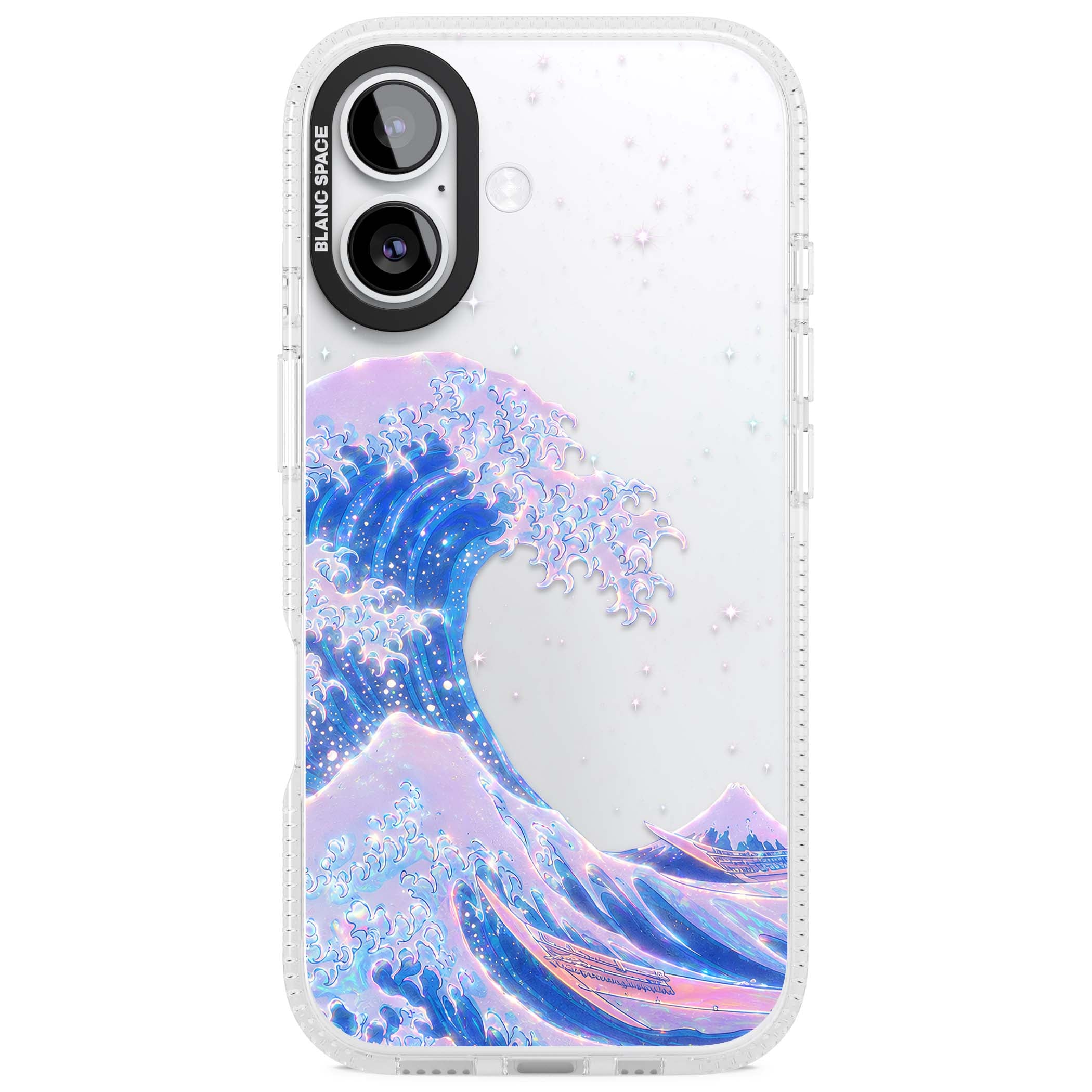 The Great Wave In Opal japanese iPhone case | Clear Case Impact Air case for iPhone 17