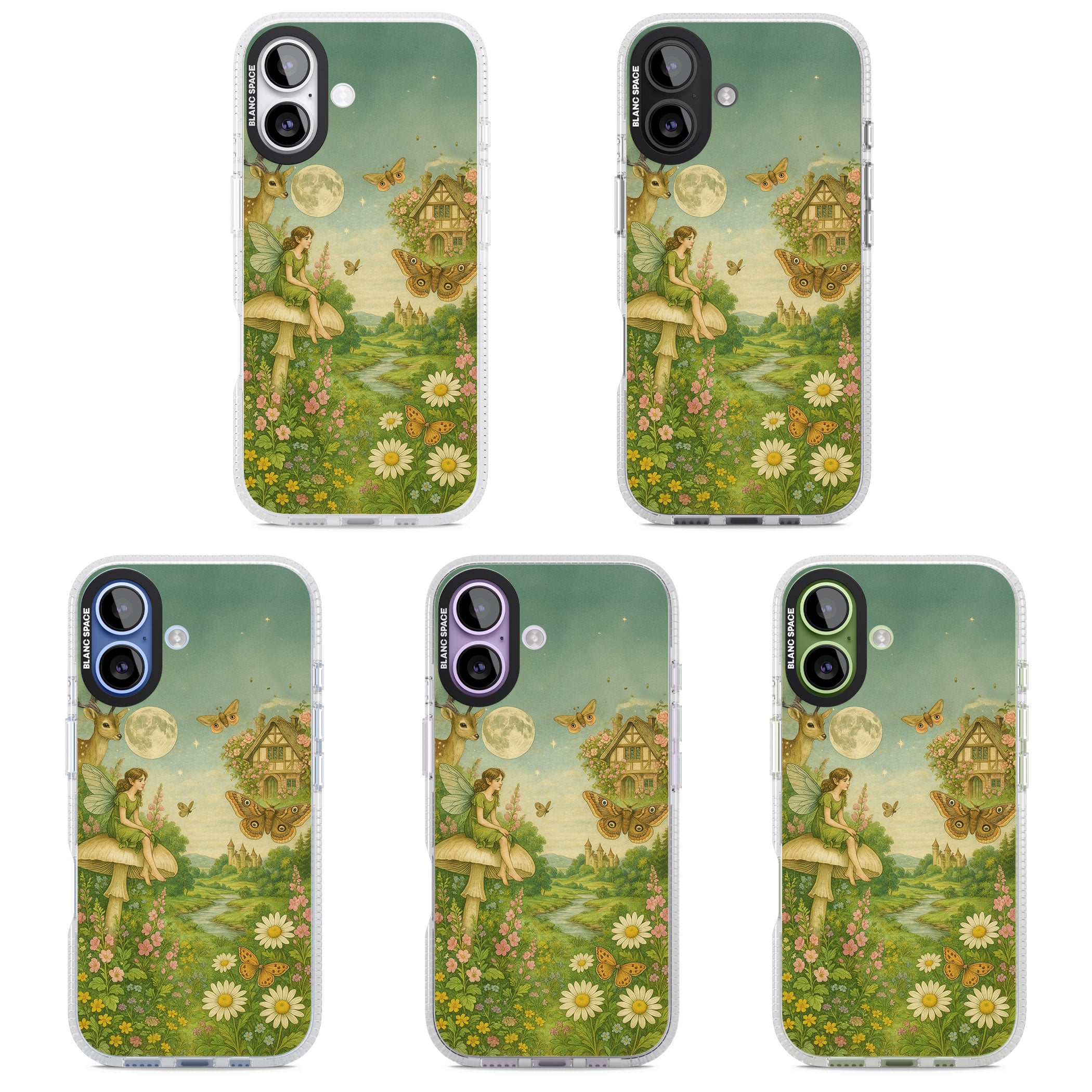 Cottage Fairy iPhone 17 Impact Air Clear Phone Case APT Impact Protection