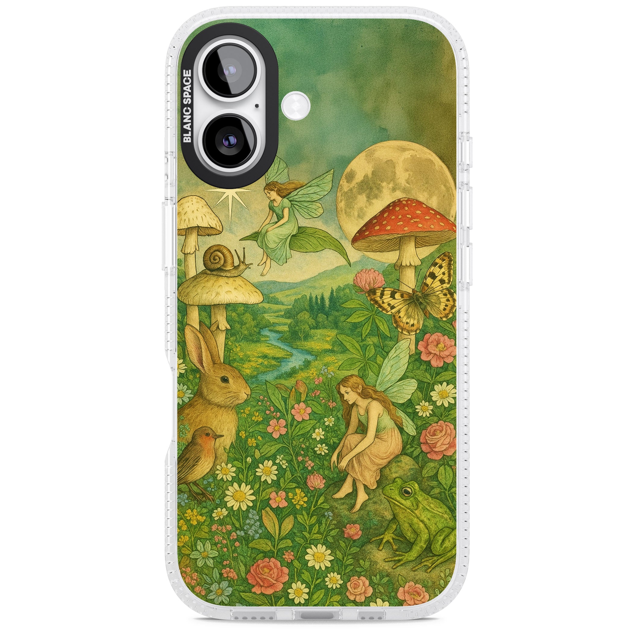 Fairies & Flowers iPhone 17 Impact Air Clear Phone Case