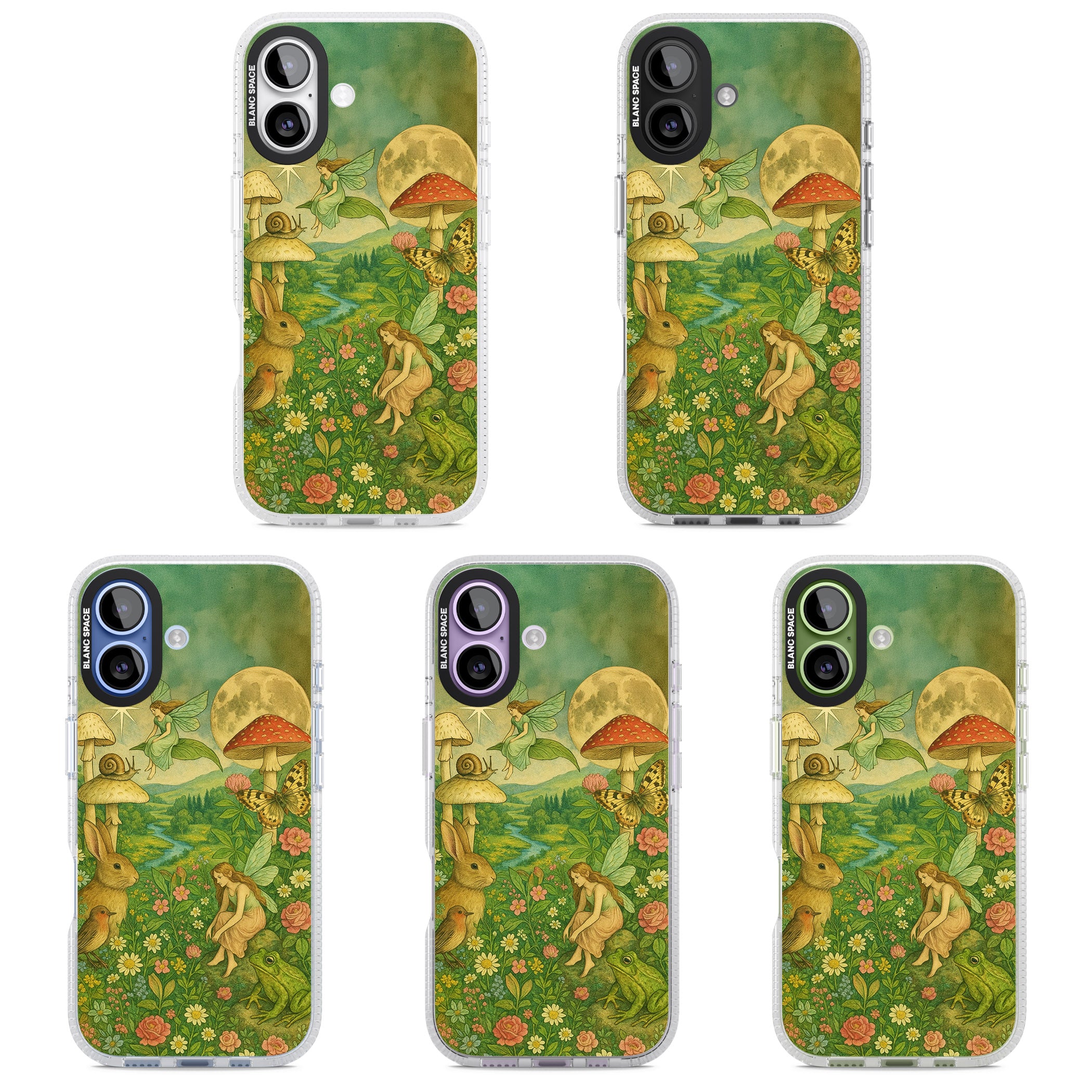 Fairies & Flowers iPhone 17 Impact Air Clear Phone Case APT Impact Protection