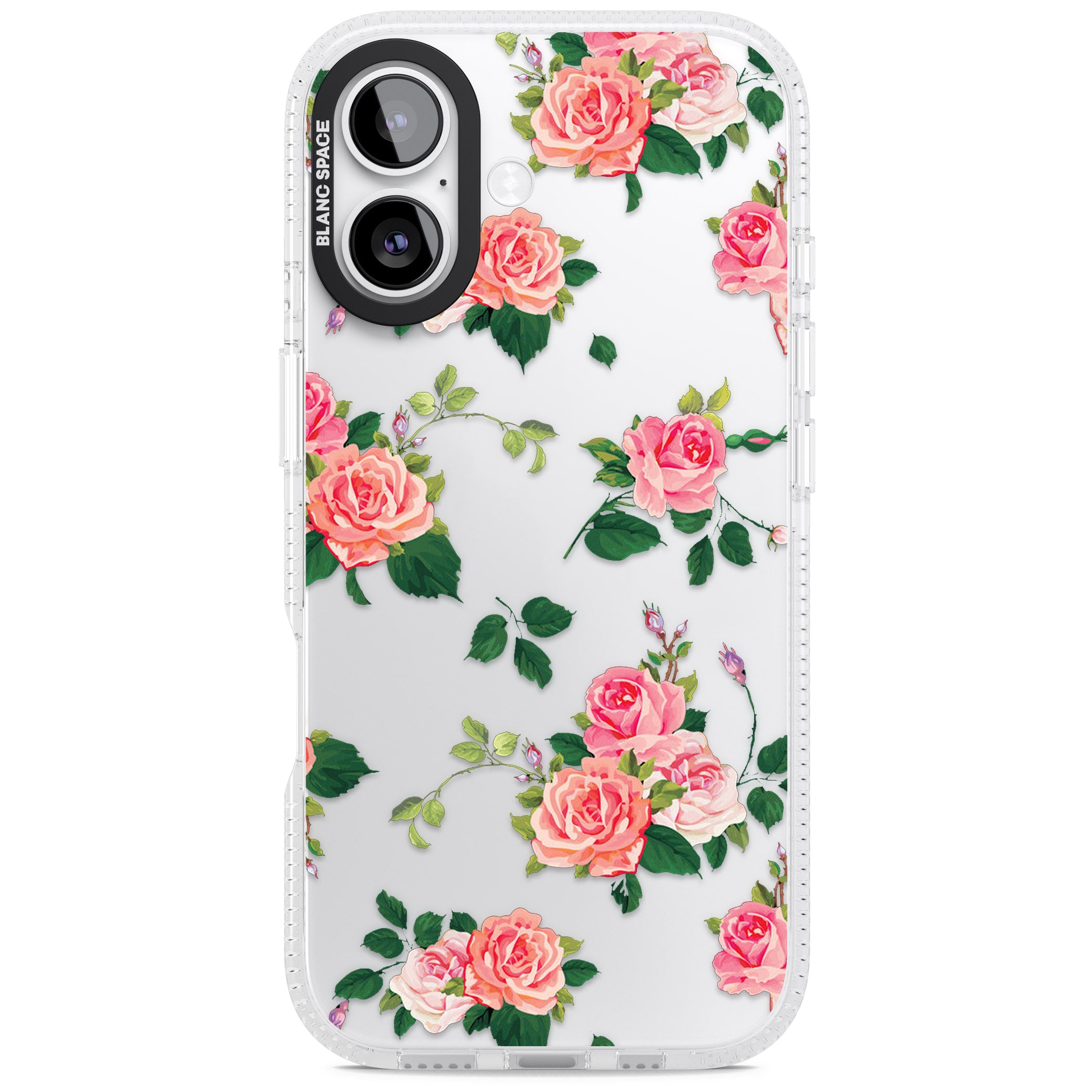 Pink Roses iPhone 17 Impact Air Clear Phone Case