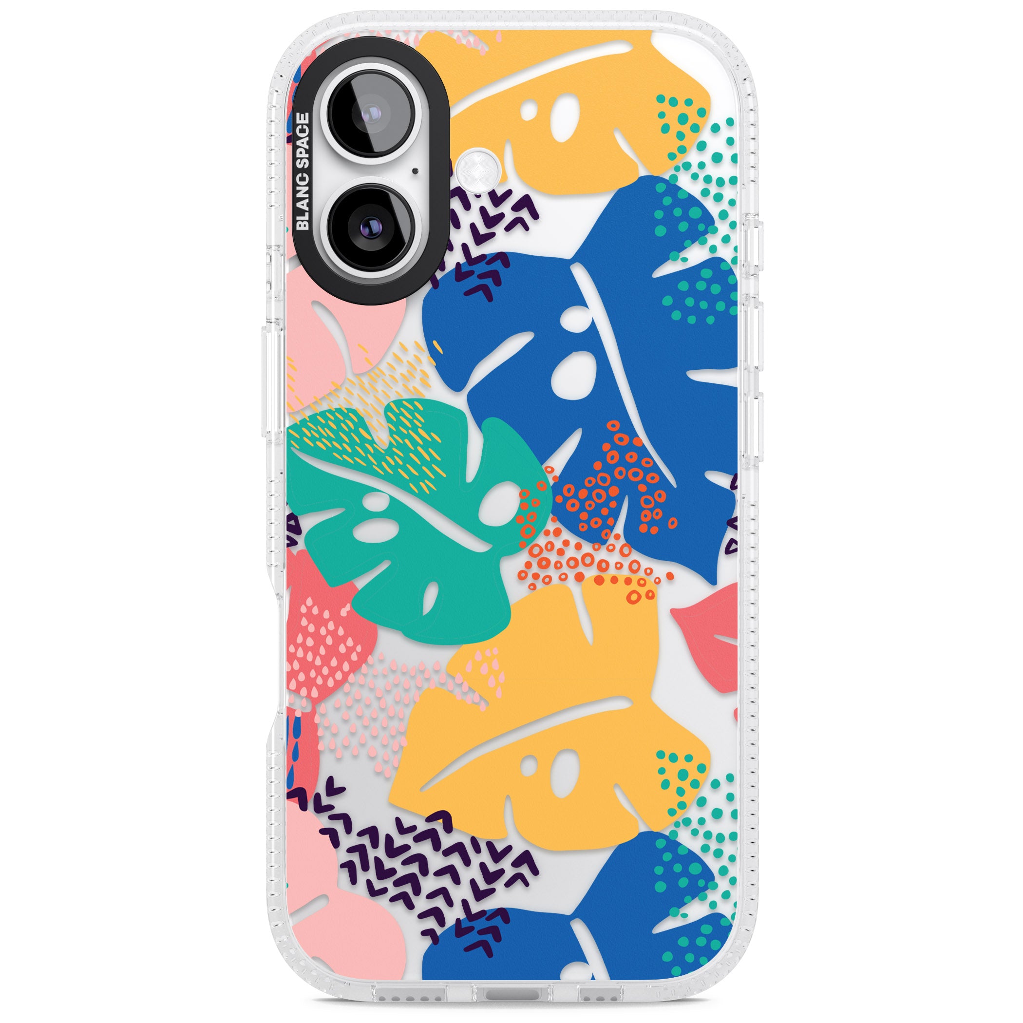 Vibrant Leaves iPhone 17 Impact Air Clear Phone Case