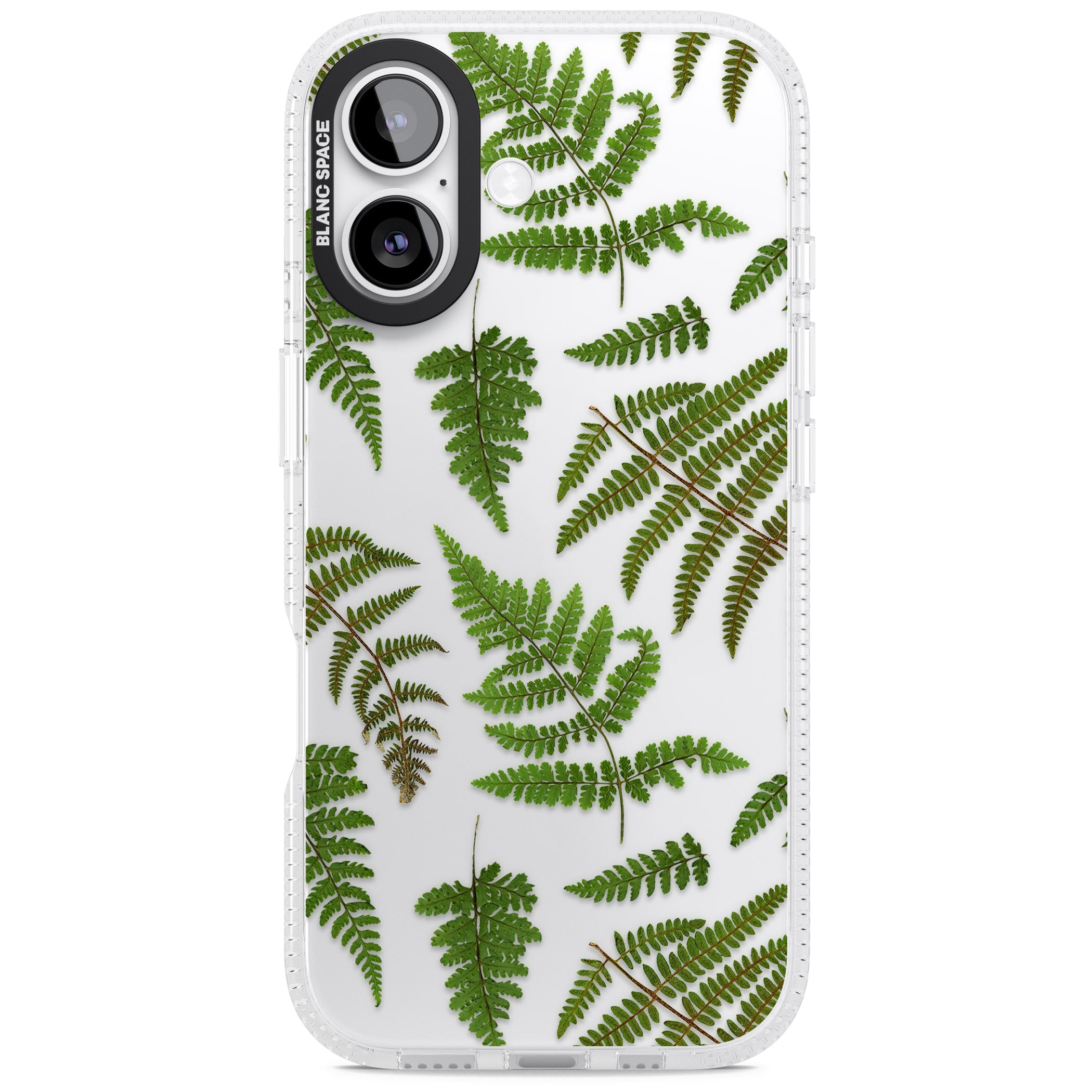 Leafy Ferns iPhone 17 Impact Air Clear Phone Case