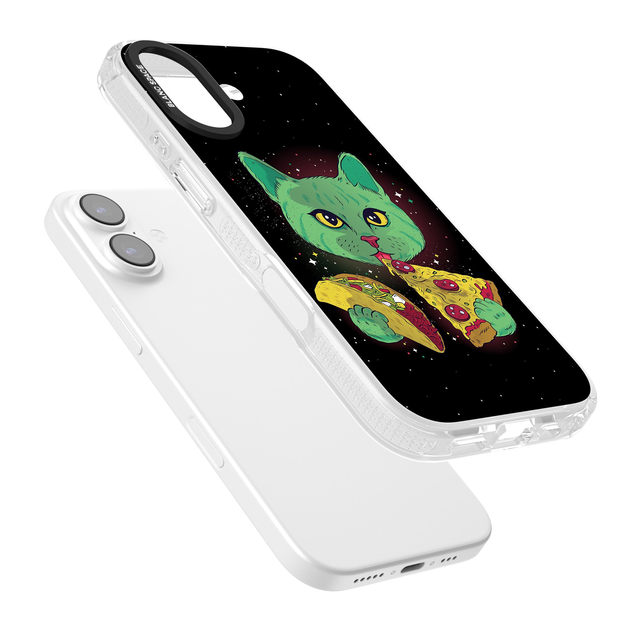 Pizza Purr iPhone 17 Impact Air Clear Phone Case Colours