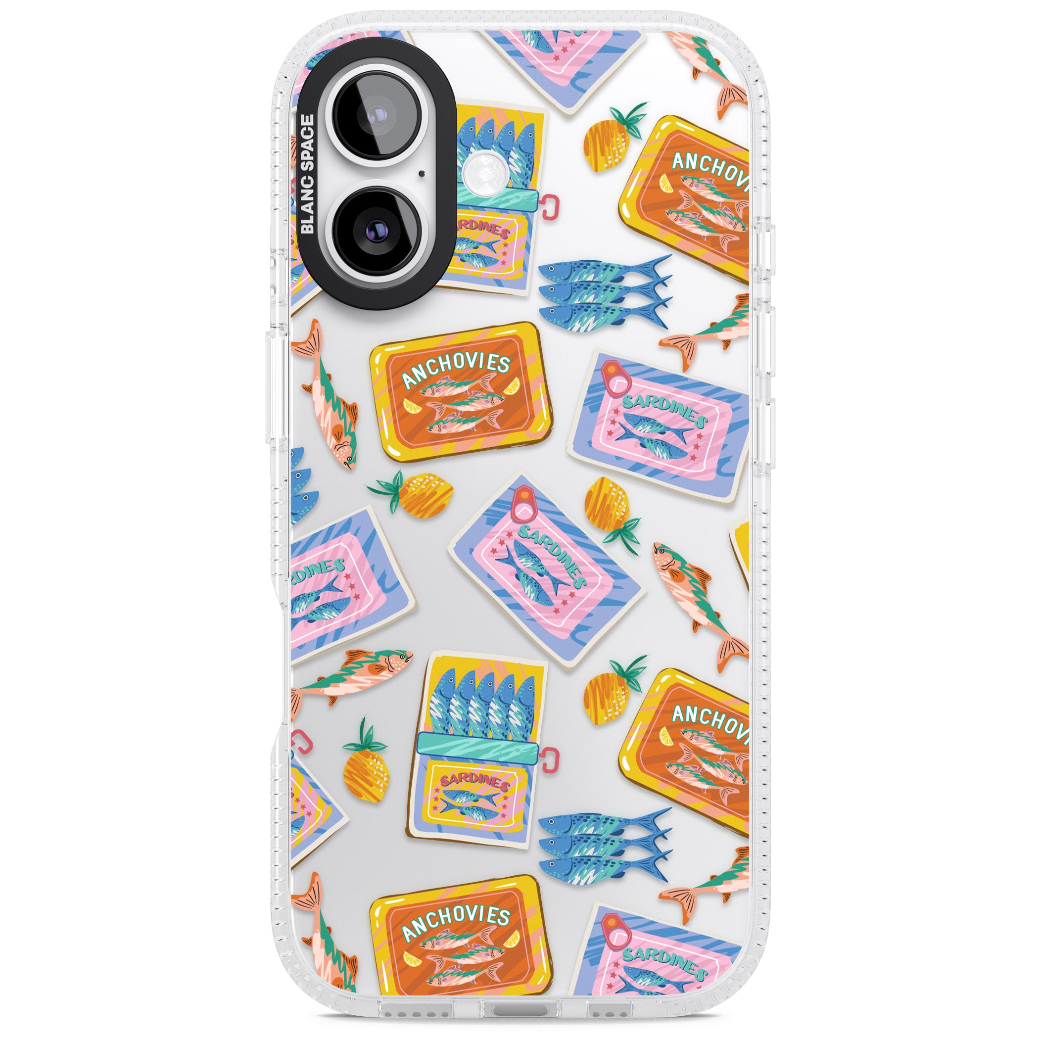 Sardines & Anchovies iPhone 17 Impact Air Clear Phone Case