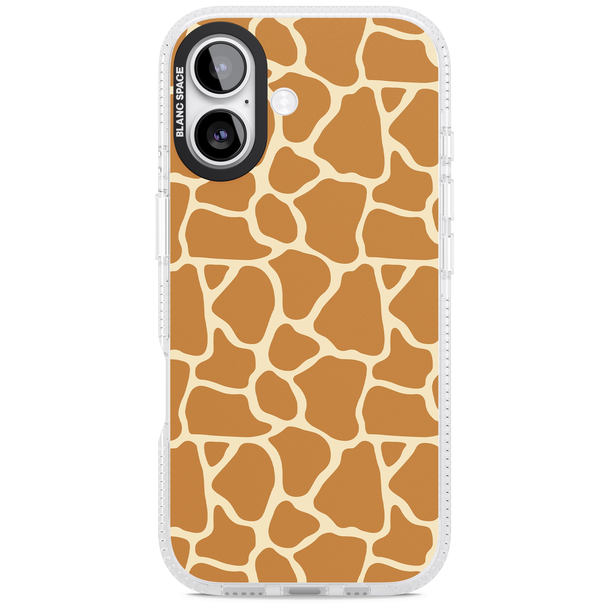 Giraffe Pattern iPhone 17 Impact Air Clear Phone Case