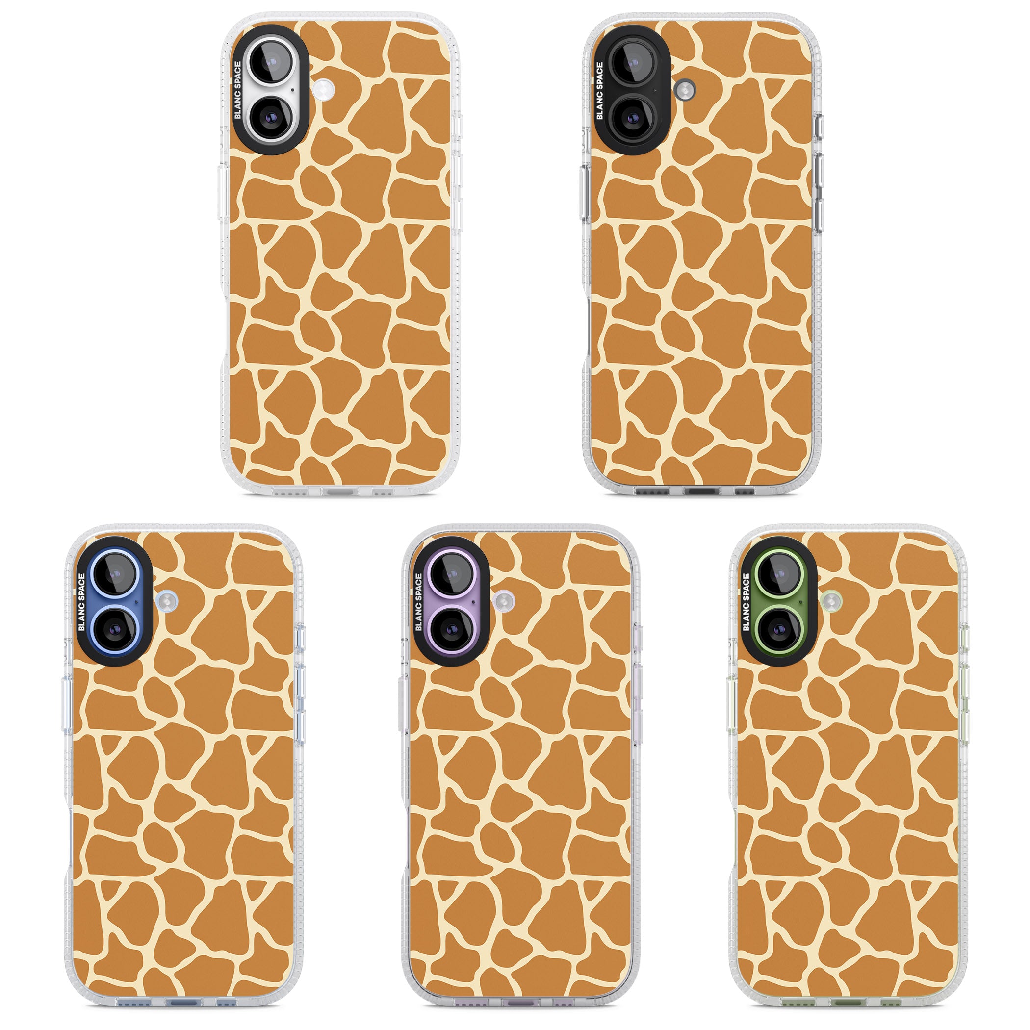 Giraffe Pattern iPhone 17 Impact Air Clear Phone Case APT Impact Protection