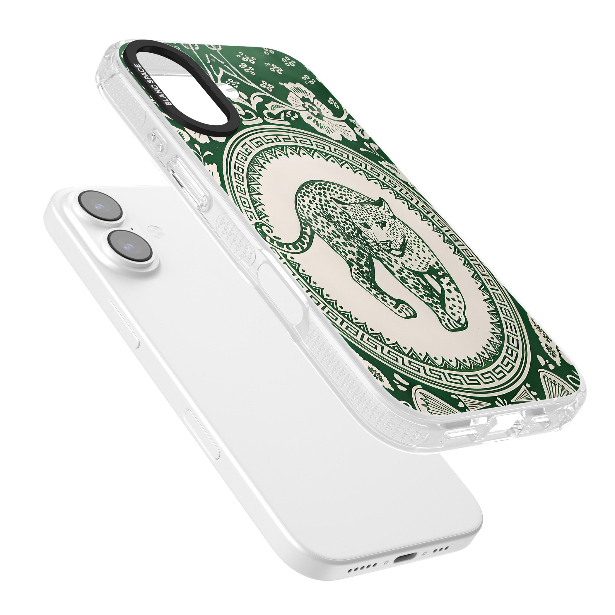 Green Leopard iPhone 17 Impact Air Clear Phone Case Colours