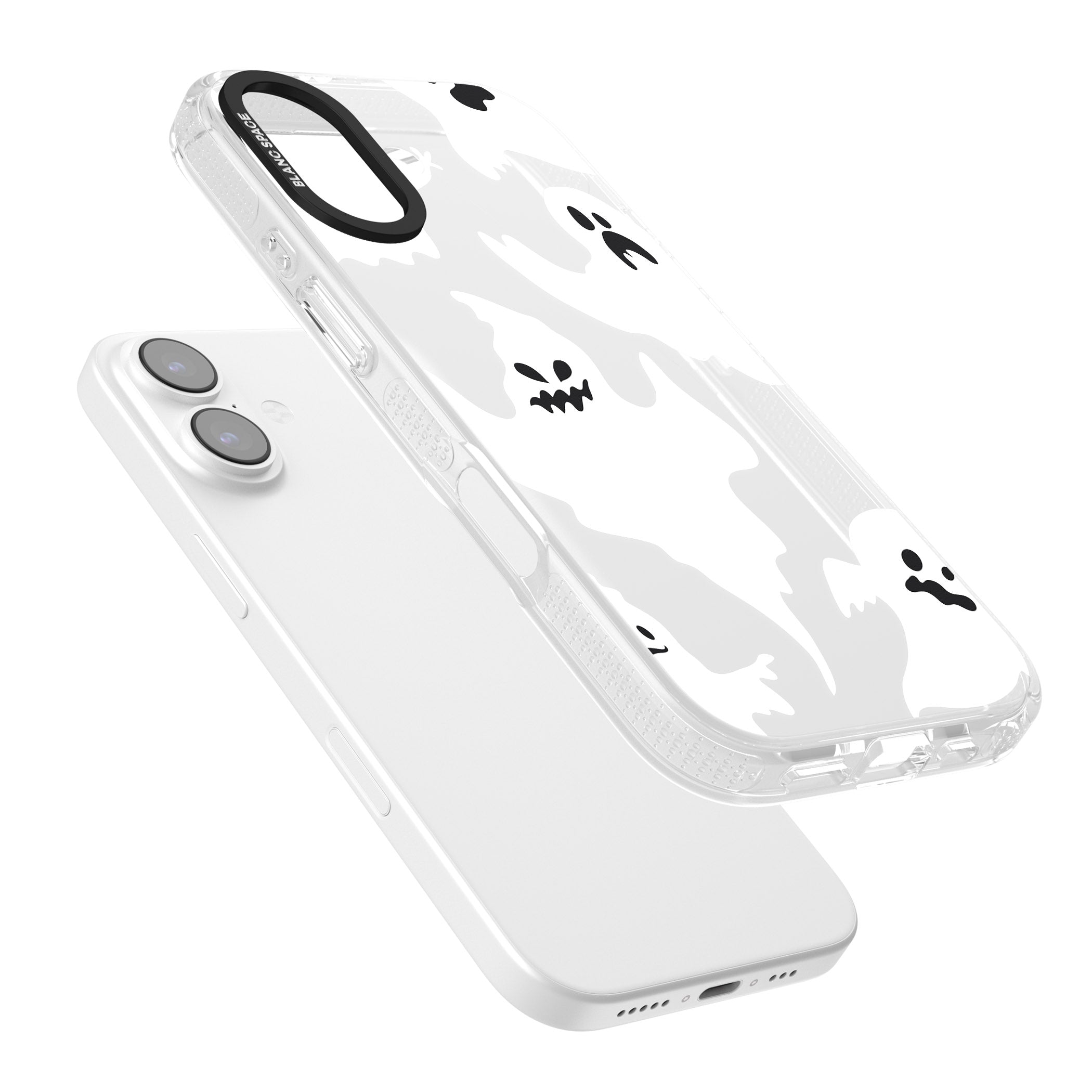 Ghost Pattern iPhone 17 Impact Air Clear Phone Case Colours