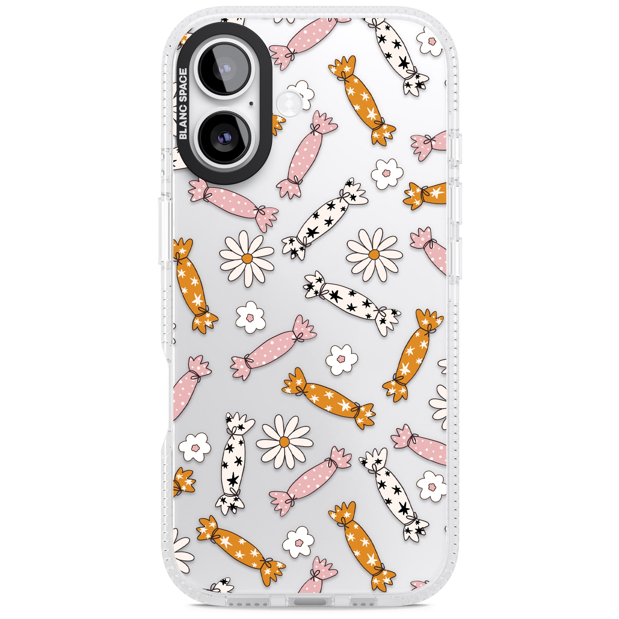 Floral Candy iPhone 17 Impact Air Clear Phone Case