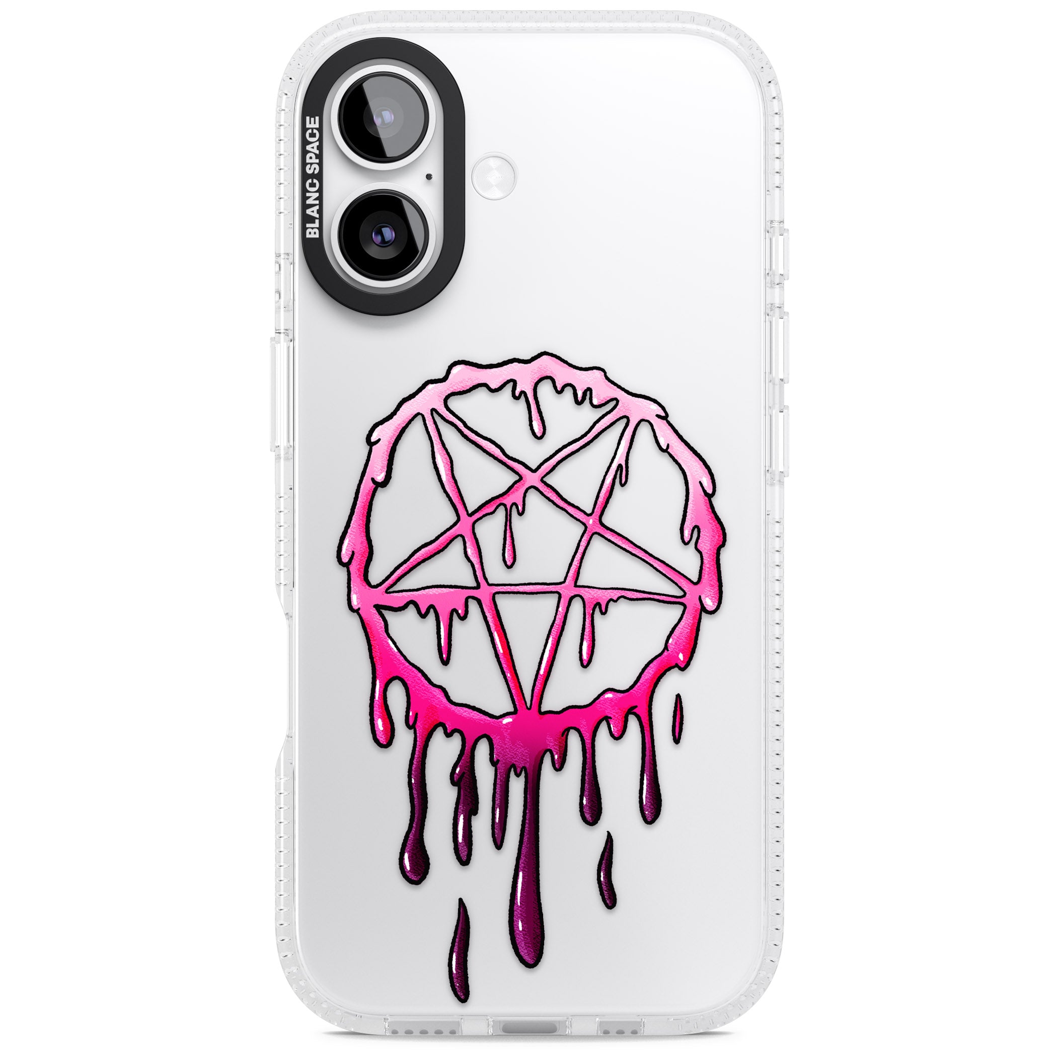 Pentagram Of Blood iPhone 17 Impact Air Clear Phone Case