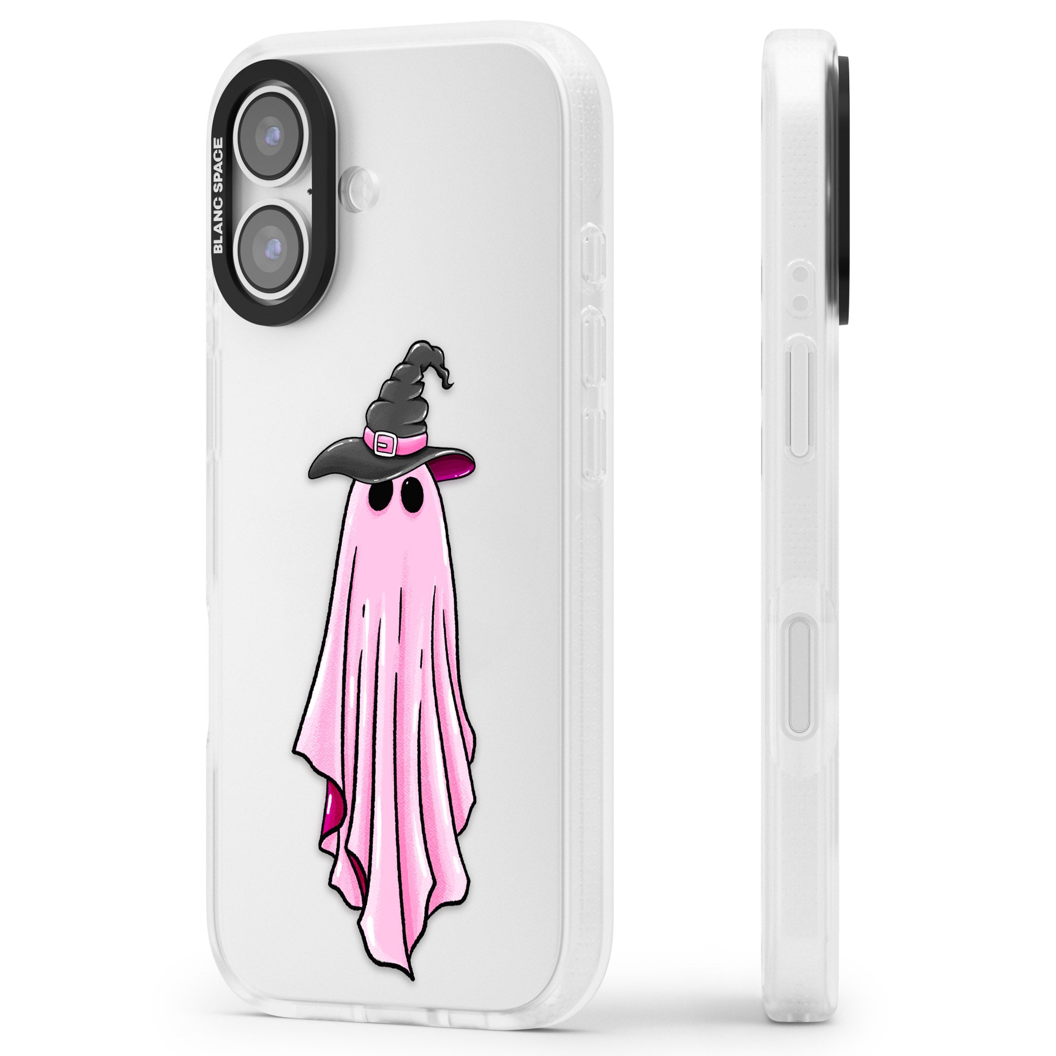 New Hat Day iPhone 17 Impact Air Clear Phone Case Side Profile