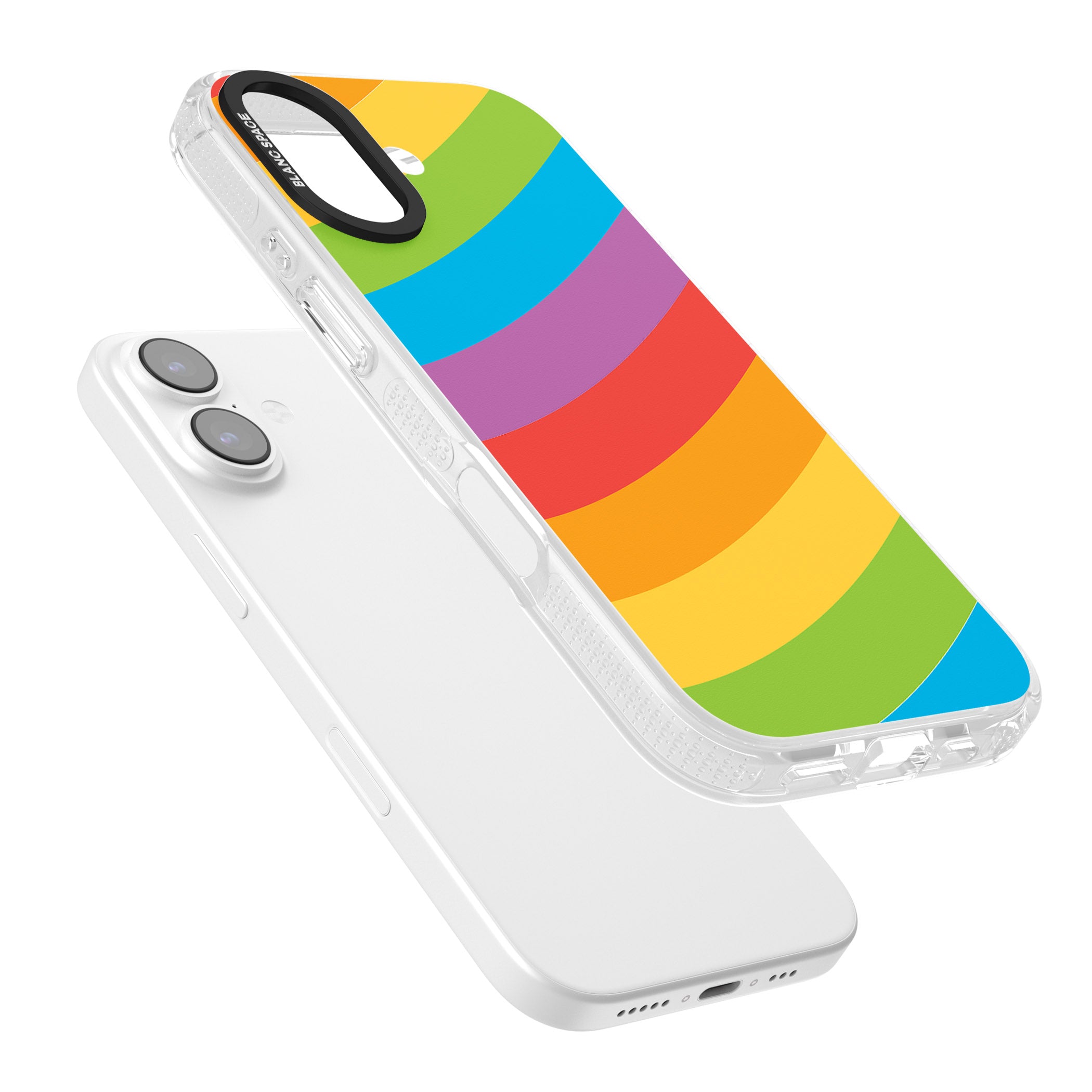 Lucky Rainbow iPhone 17 Impact Air Clear Phone Case Colours