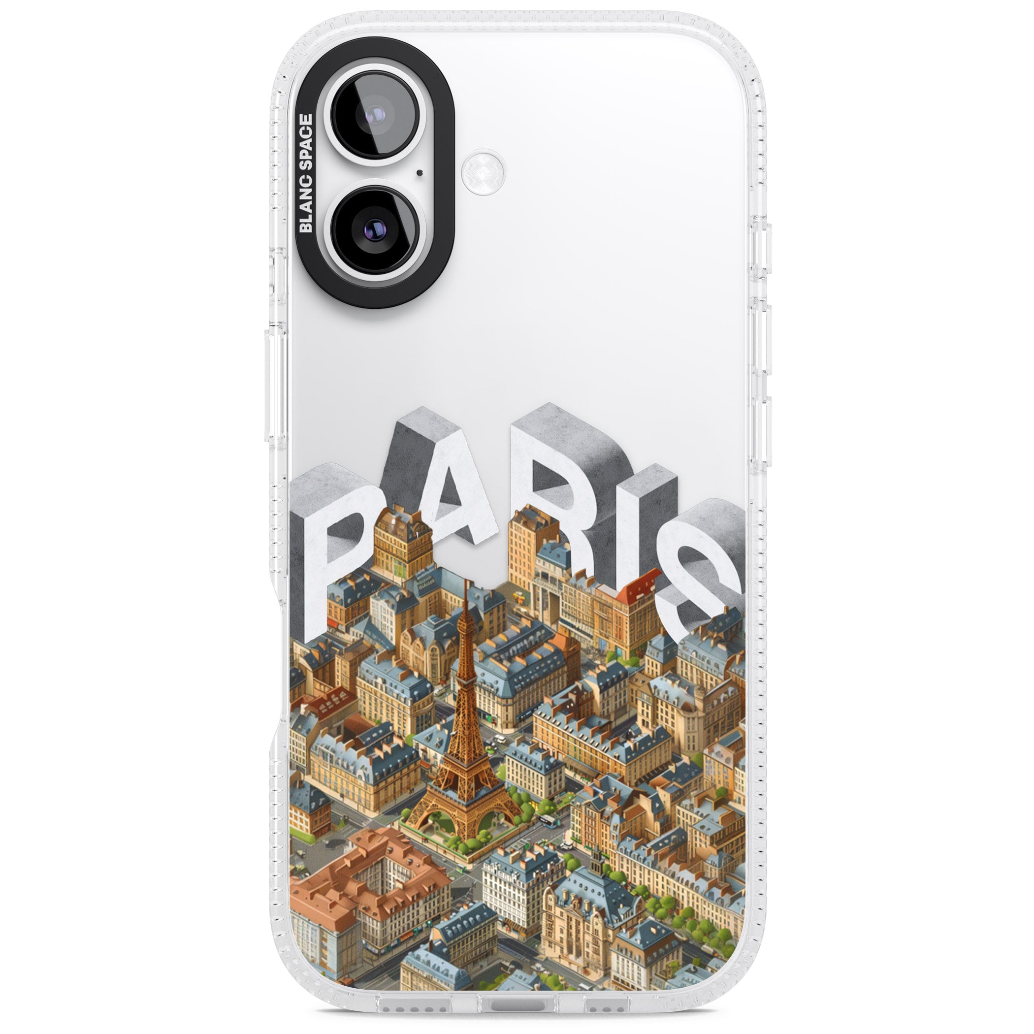 Paris iPhone 17 Impact Air Clear Phone Case