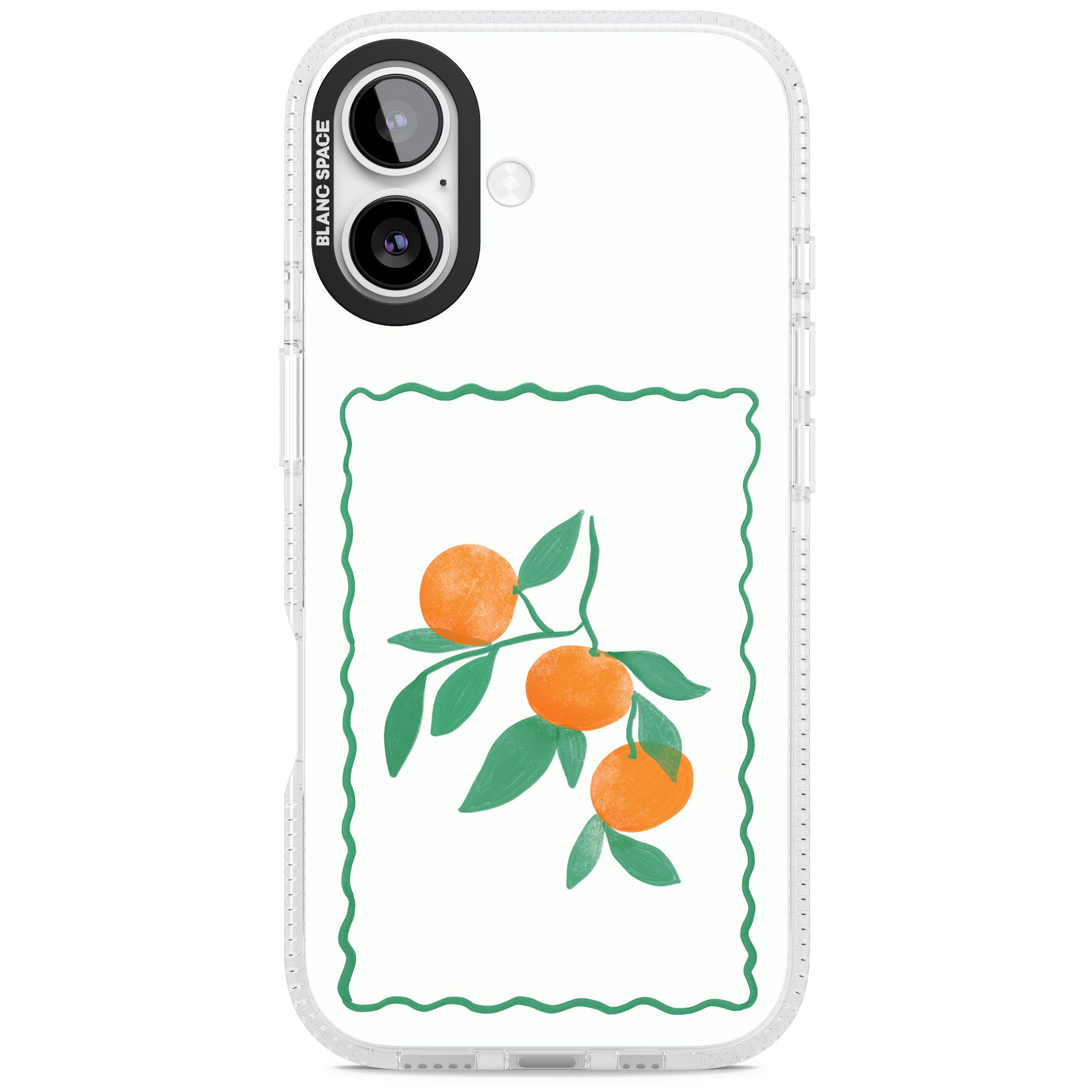 Italian Oranges iPhone 17 Impact Air Clear Phone Case