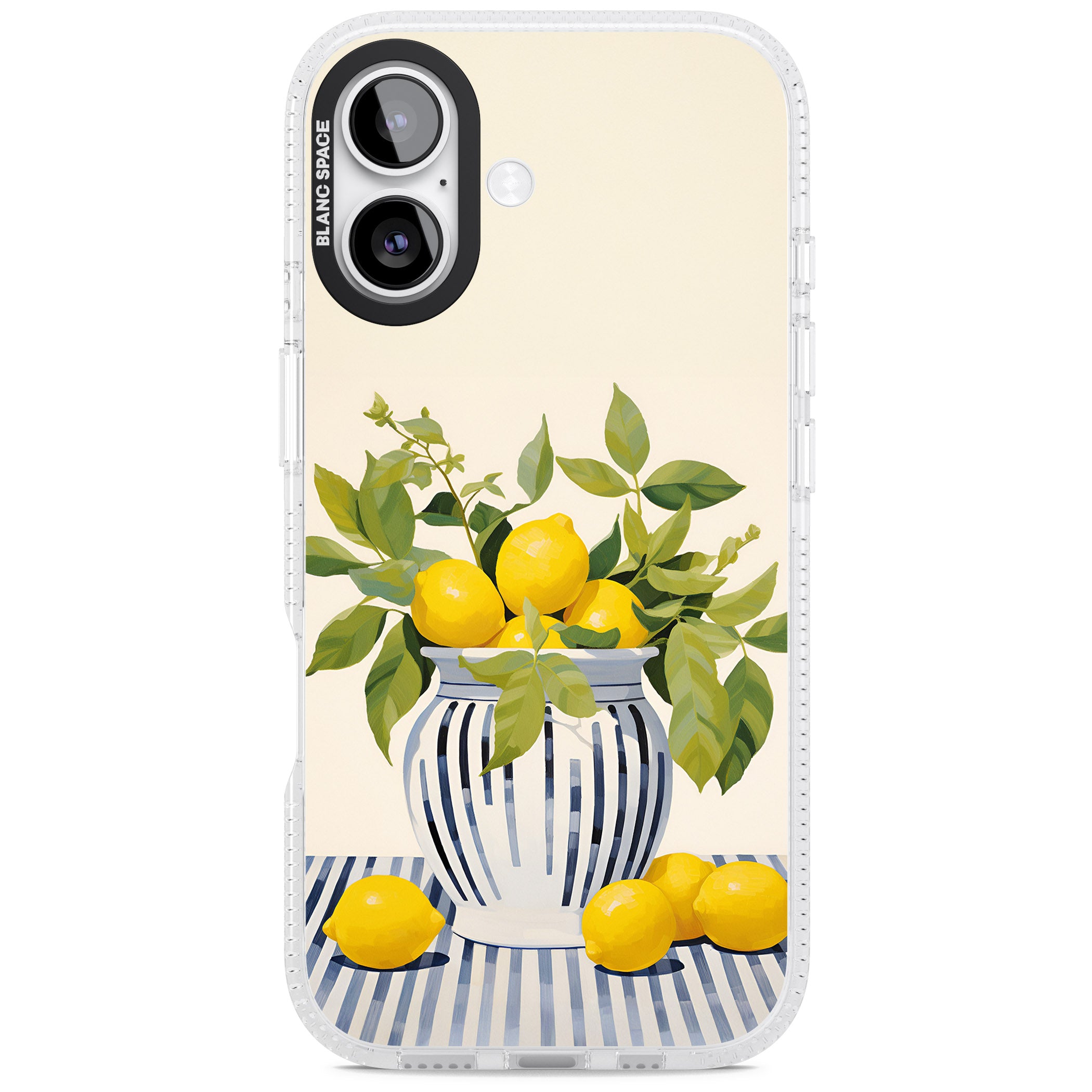 Lemon Plant Vase iPhone 17 Impact Air Clear Phone Case