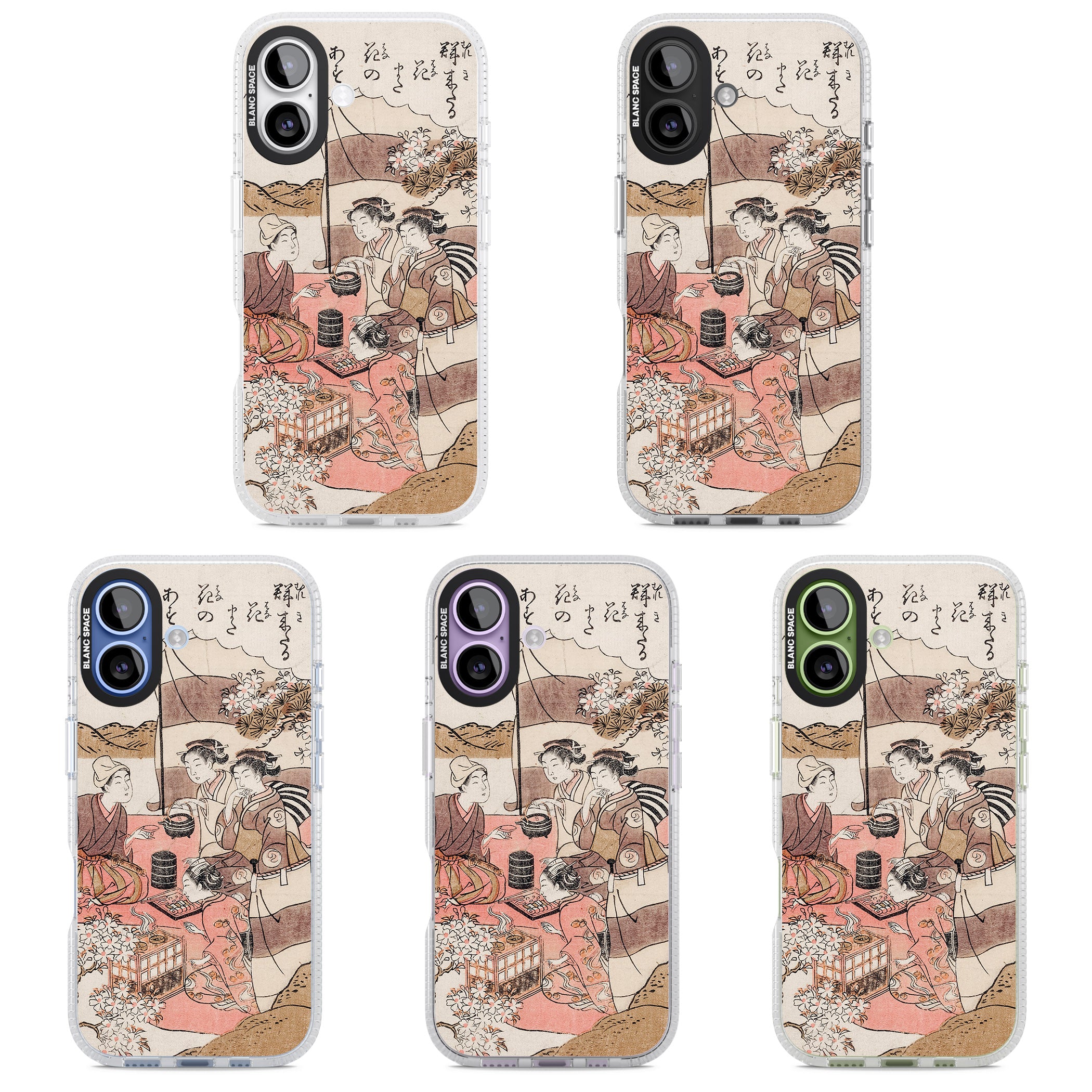 Japanese Afternoon Tea iPhone 17 Impact Air Clear Phone Case APT Impact Protection