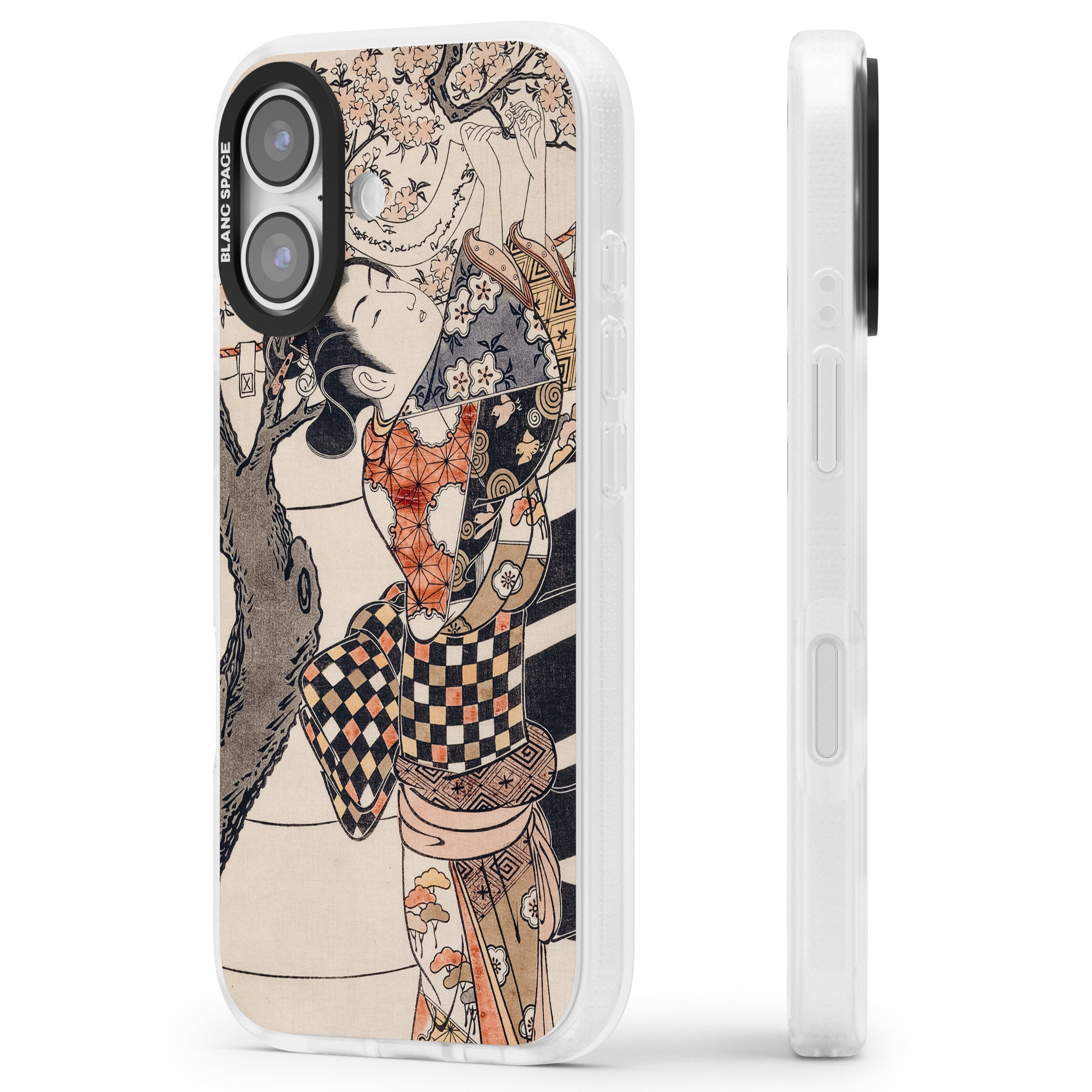 Vintage Japan iPhone 17 Impact Air Clear Phone Case Side Profile