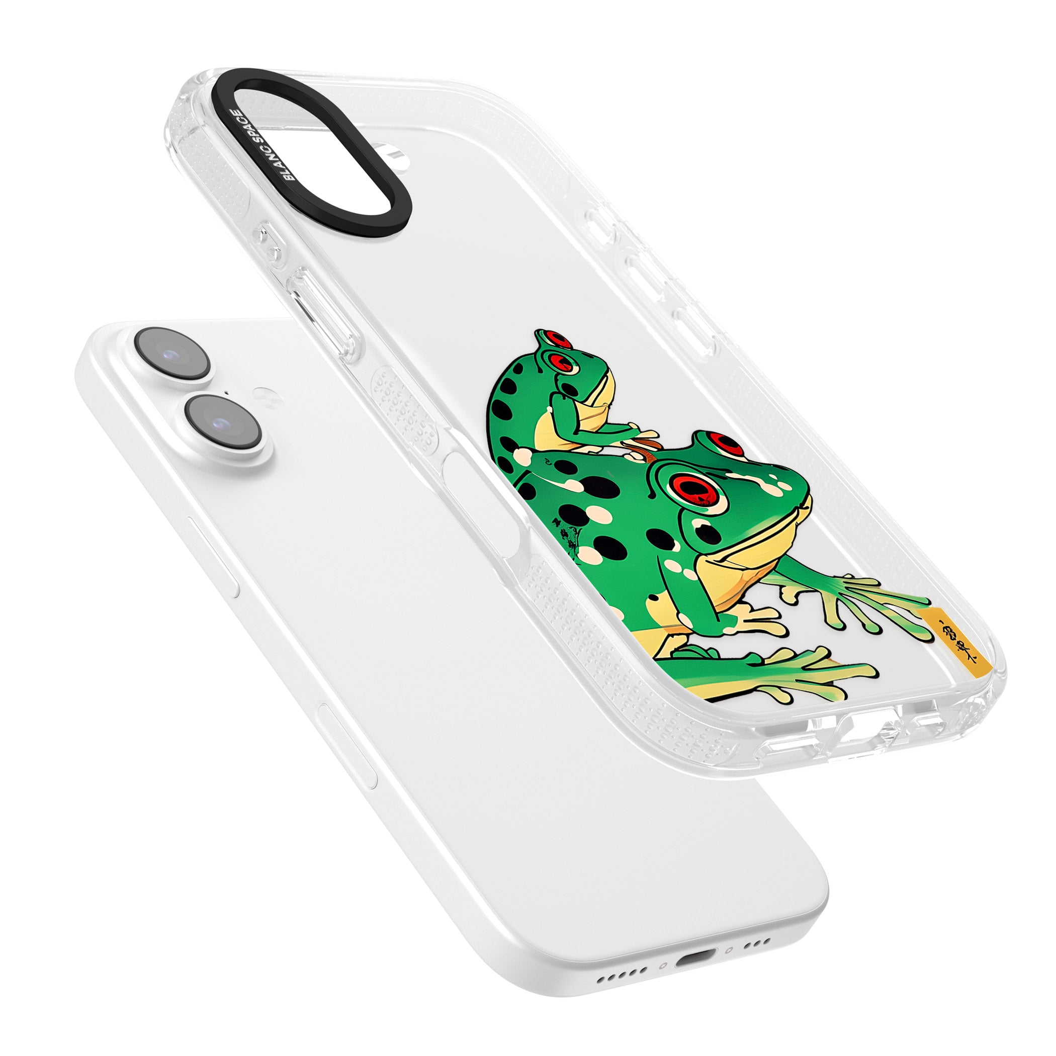 Matsumoto Hoji Frog Green iPhone 17 Impact Air Clear Phone Case Colours