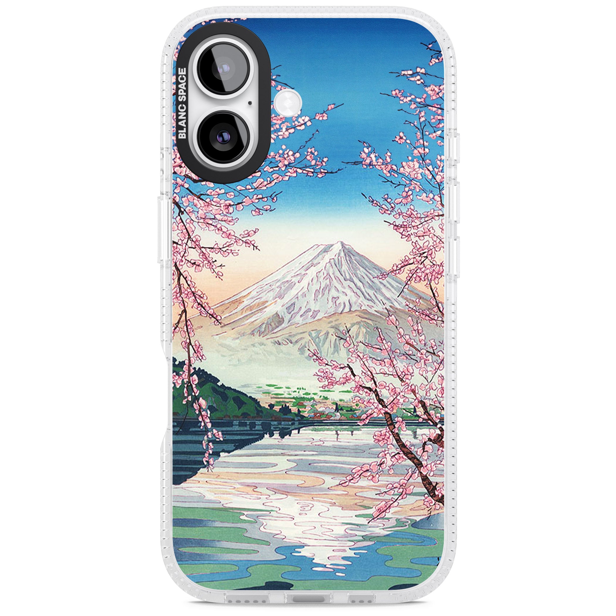 Mt Fuji From Lake Kawaguchi iPhone 17 Impact Air Clear Phone Case