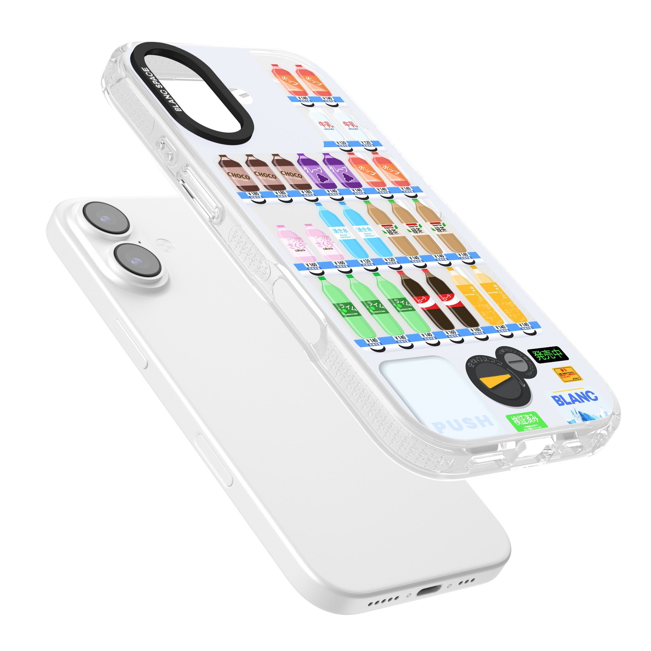 Japanese Vending Machine iPhone 17 Impact Air Clear Phone Case Colours