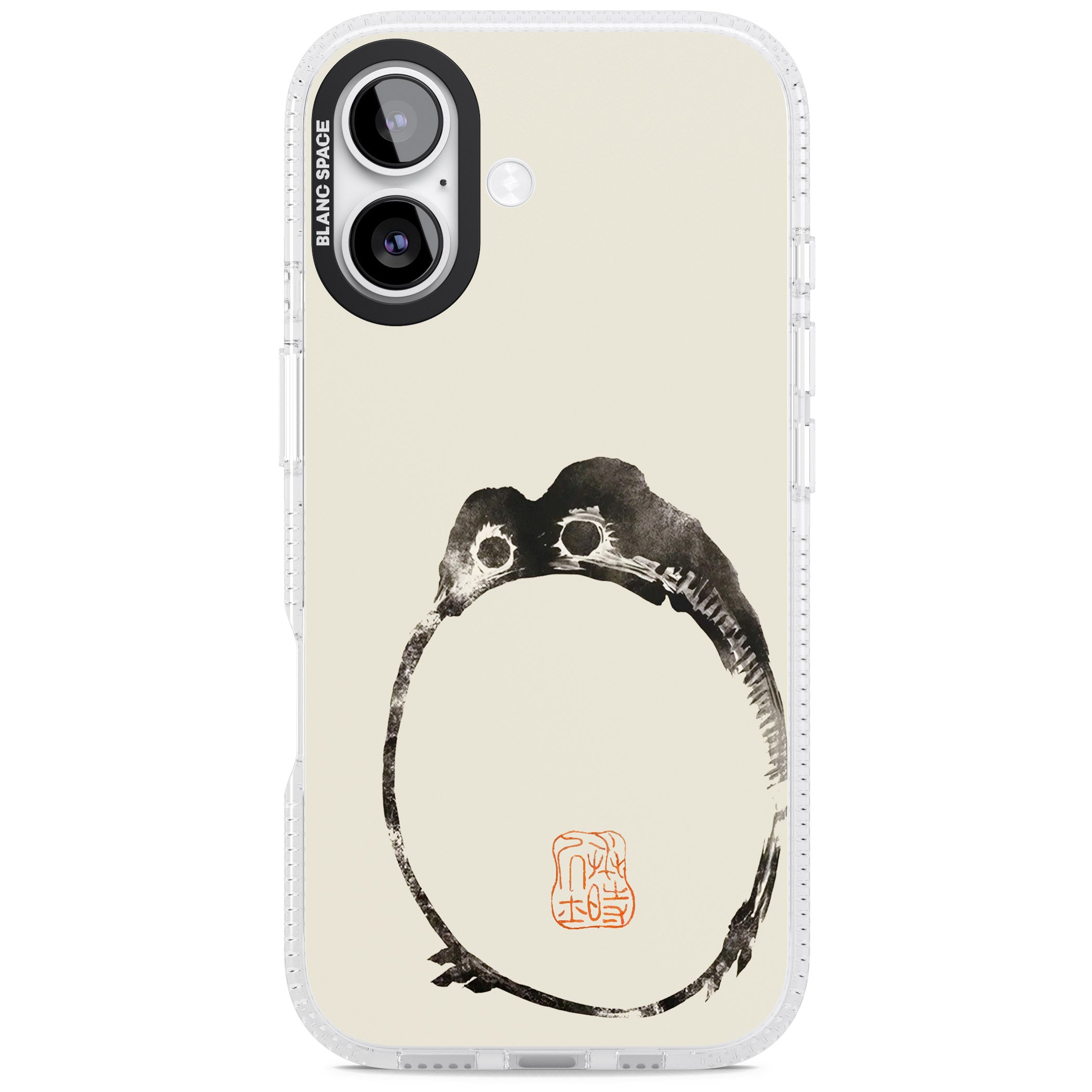 Matsumoto Hoji Round Frog iPhone 17 Impact Air Clear Phone Case