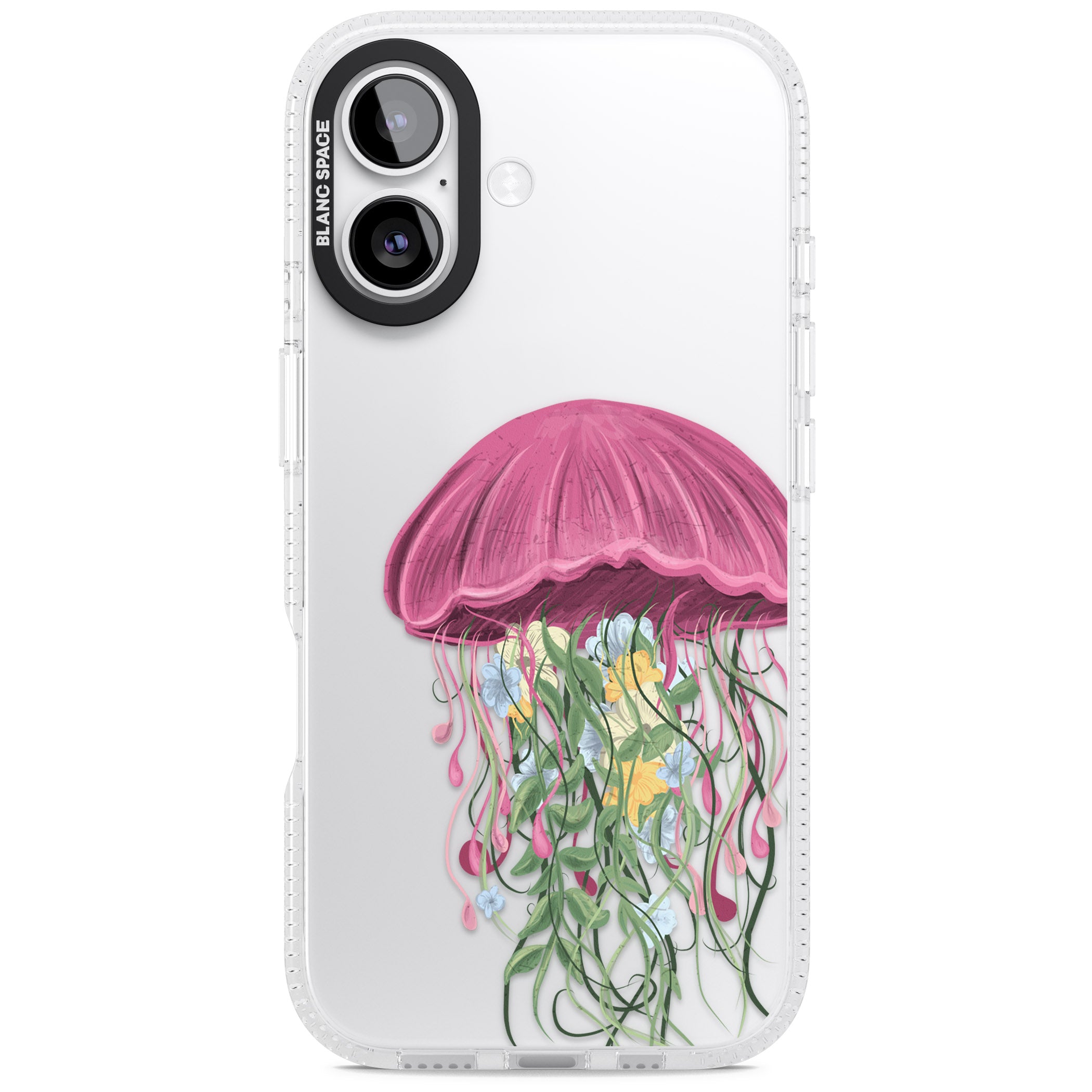 Botanical Jellyfish iPhone 17 Impact Air Clear Phone Case