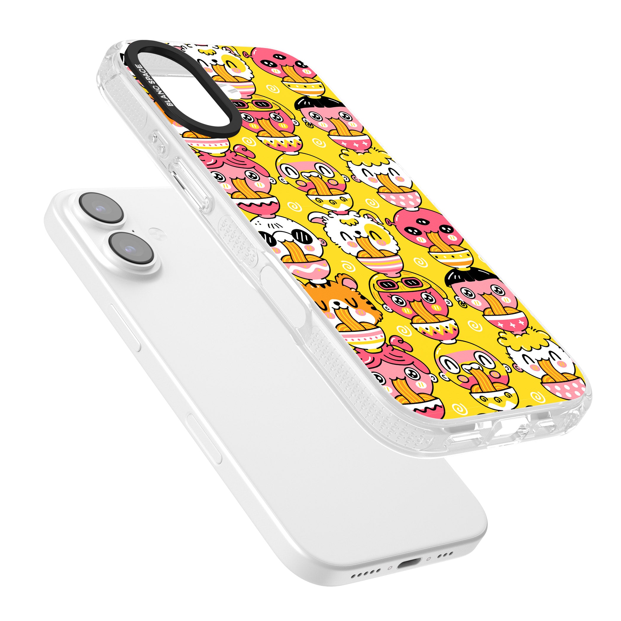 Ramen Noodle Kawaii Pattern iPhone 17 Impact Air Clear Phone Case Colours