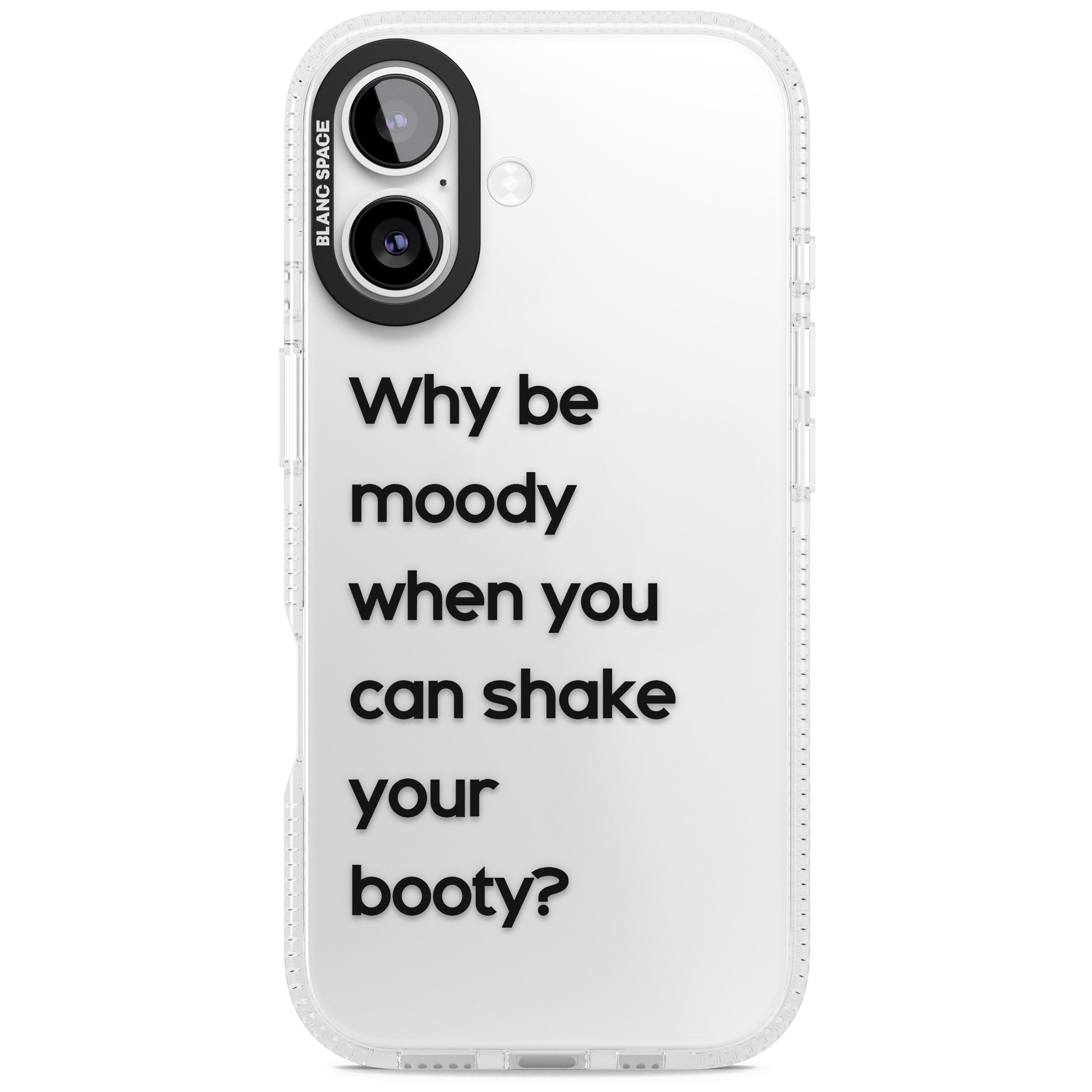 Why Be Moody? iPhone 17 Impact Air Clear Phone Case