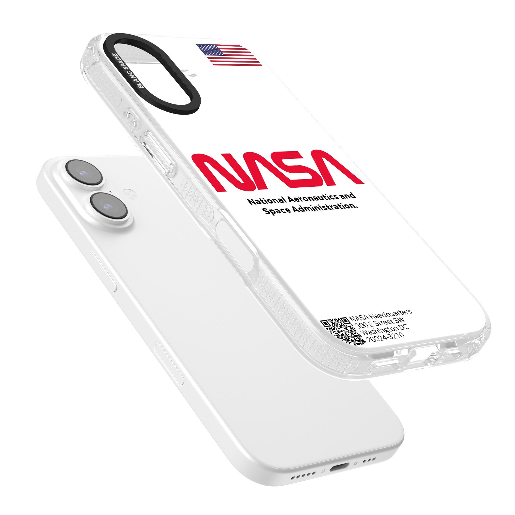 Nasa The Worm iPhone 17 Impact Air Clear Phone Case Colours