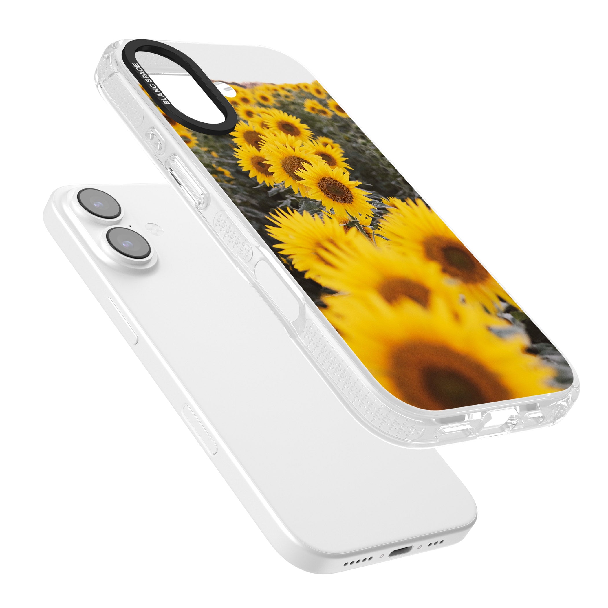Sunflower Field iPhone 17 Impact Air Clear Phone Case Colours