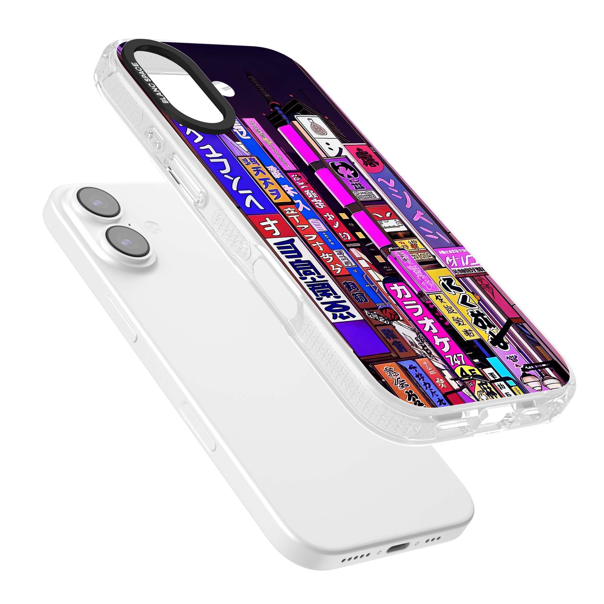 NEON NIGHT anime iPhone case | Clear Case Impact Air case for iPhone 17